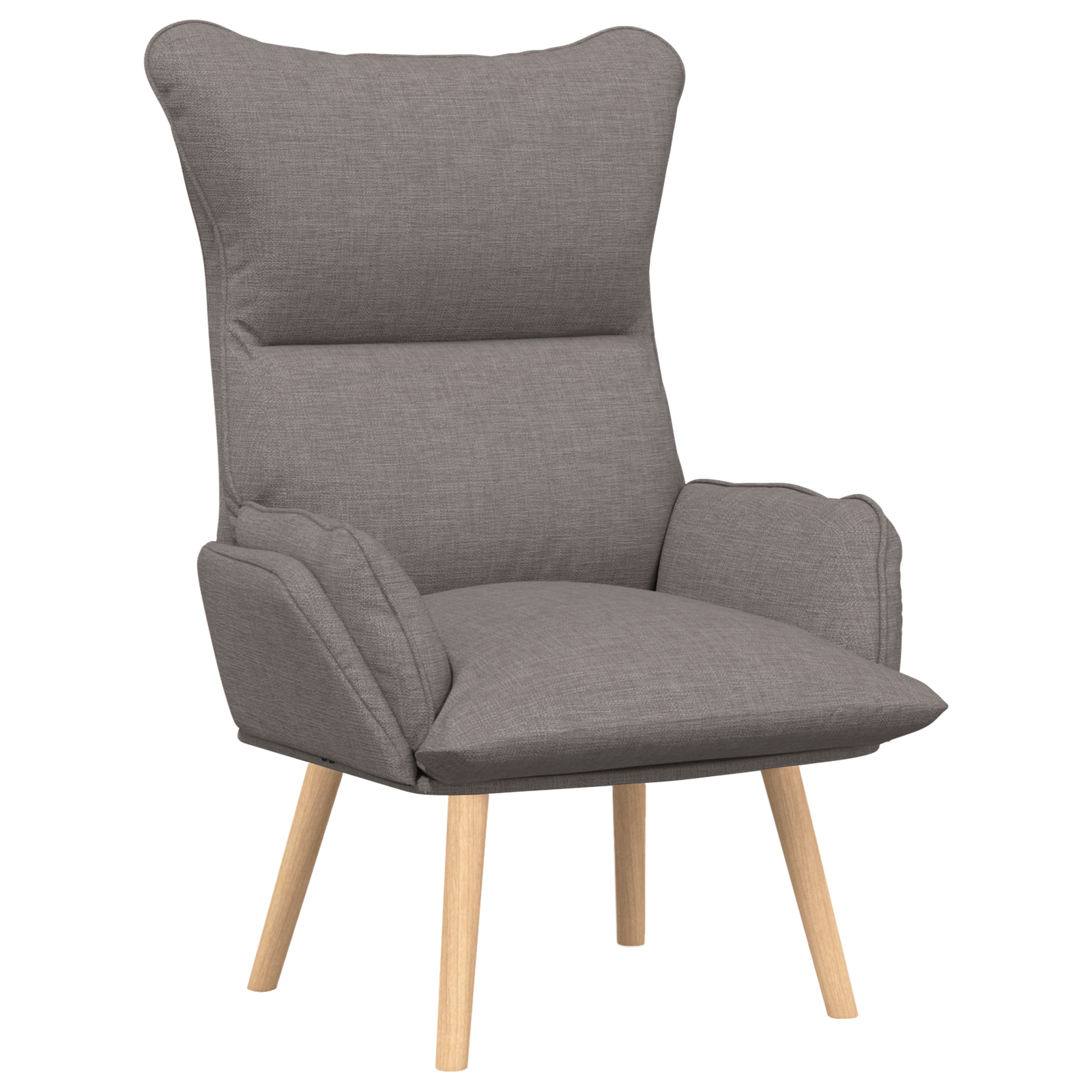 Relaxing Chair Taupe Fabric - Image 2