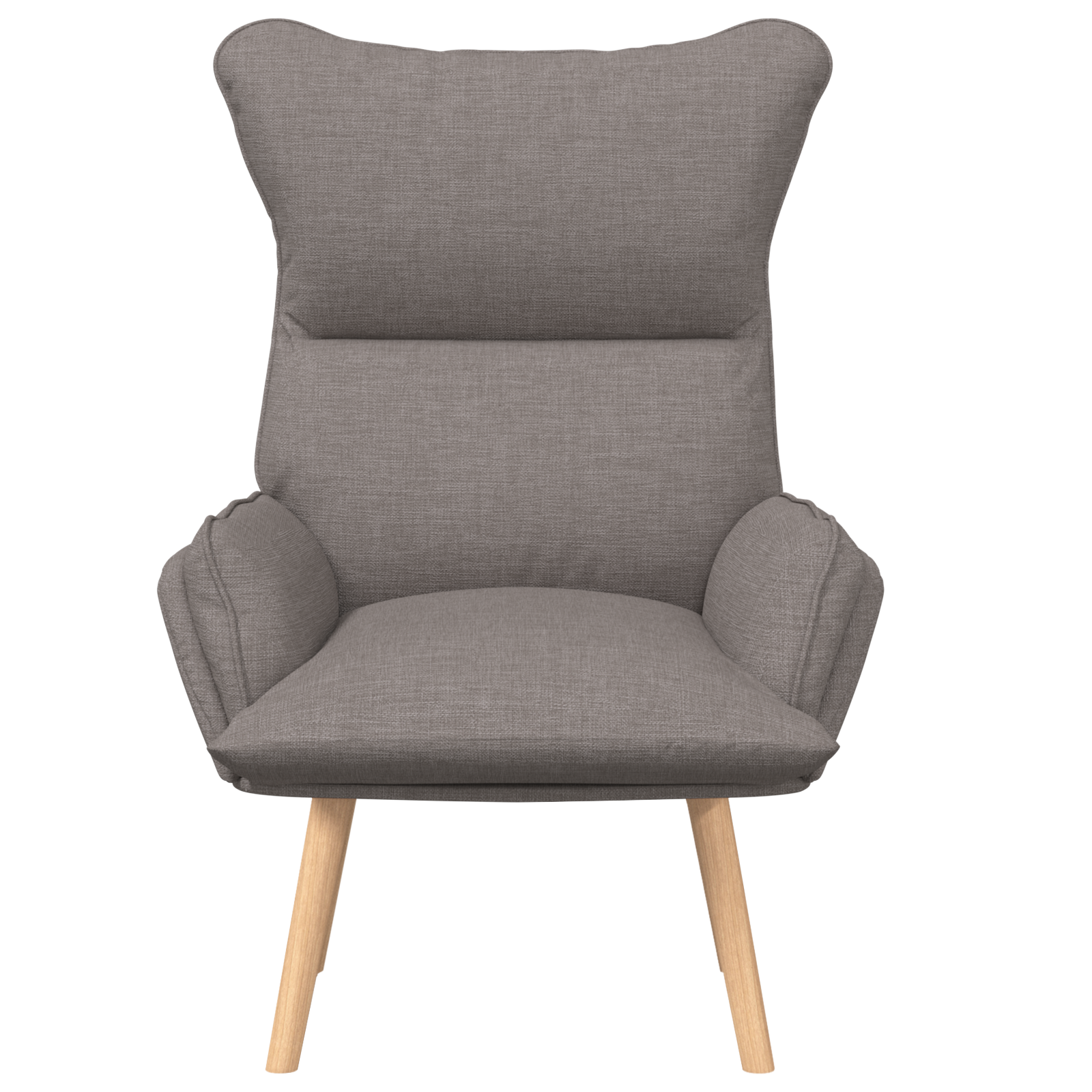 Relaxing Chair Taupe Fabric - Image 4