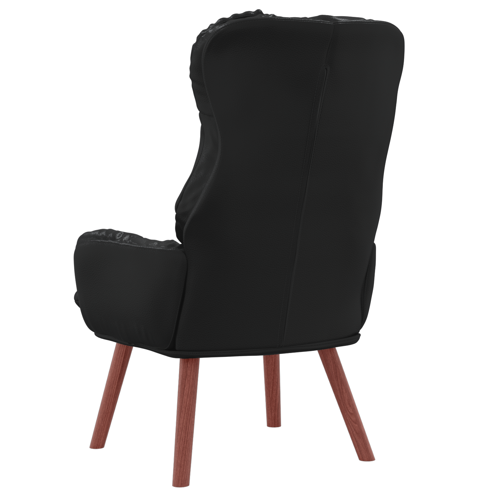 Relaxing Chair Black Faux Leather - Image 6