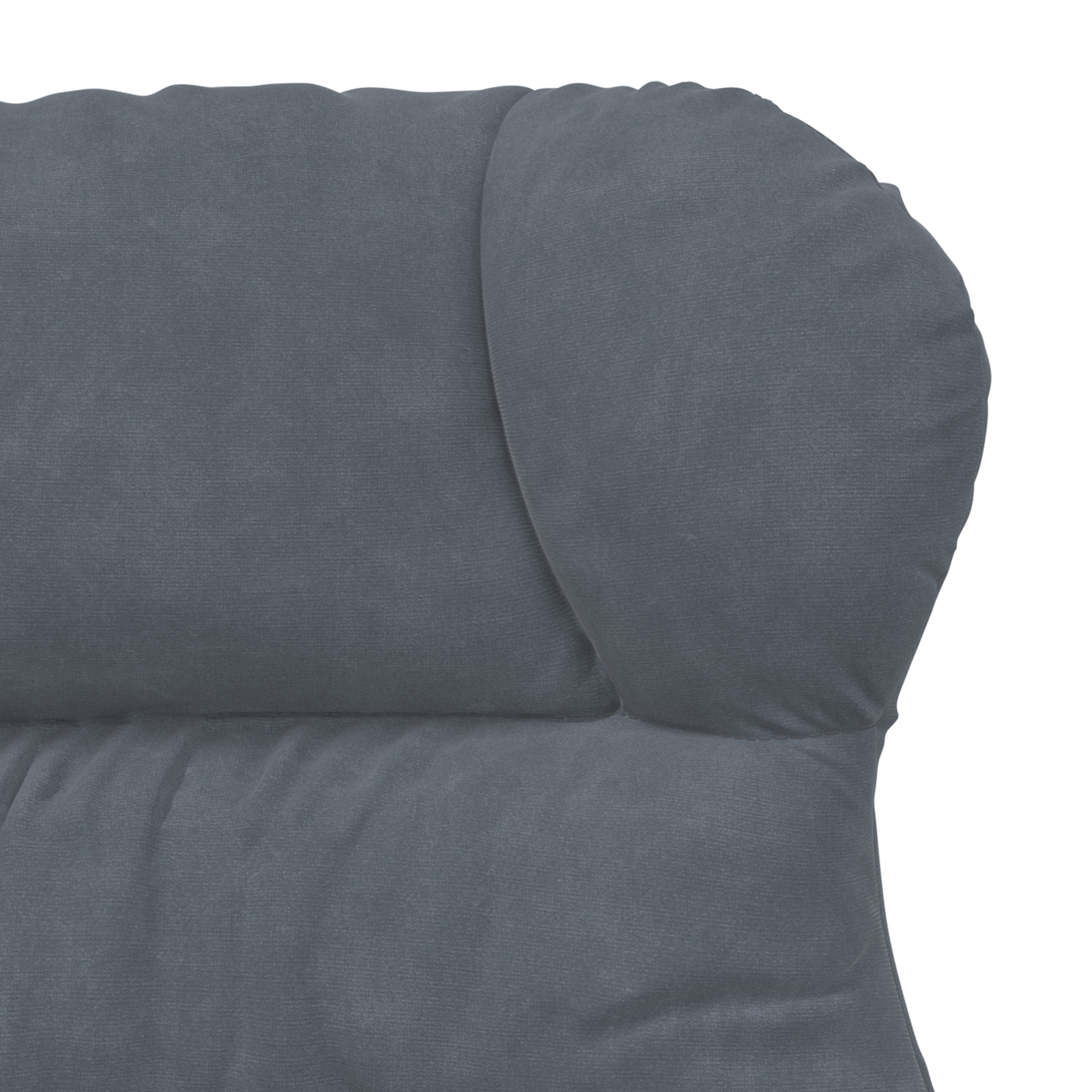 Relaxing Chair Dark Grey Velvet - Image 7