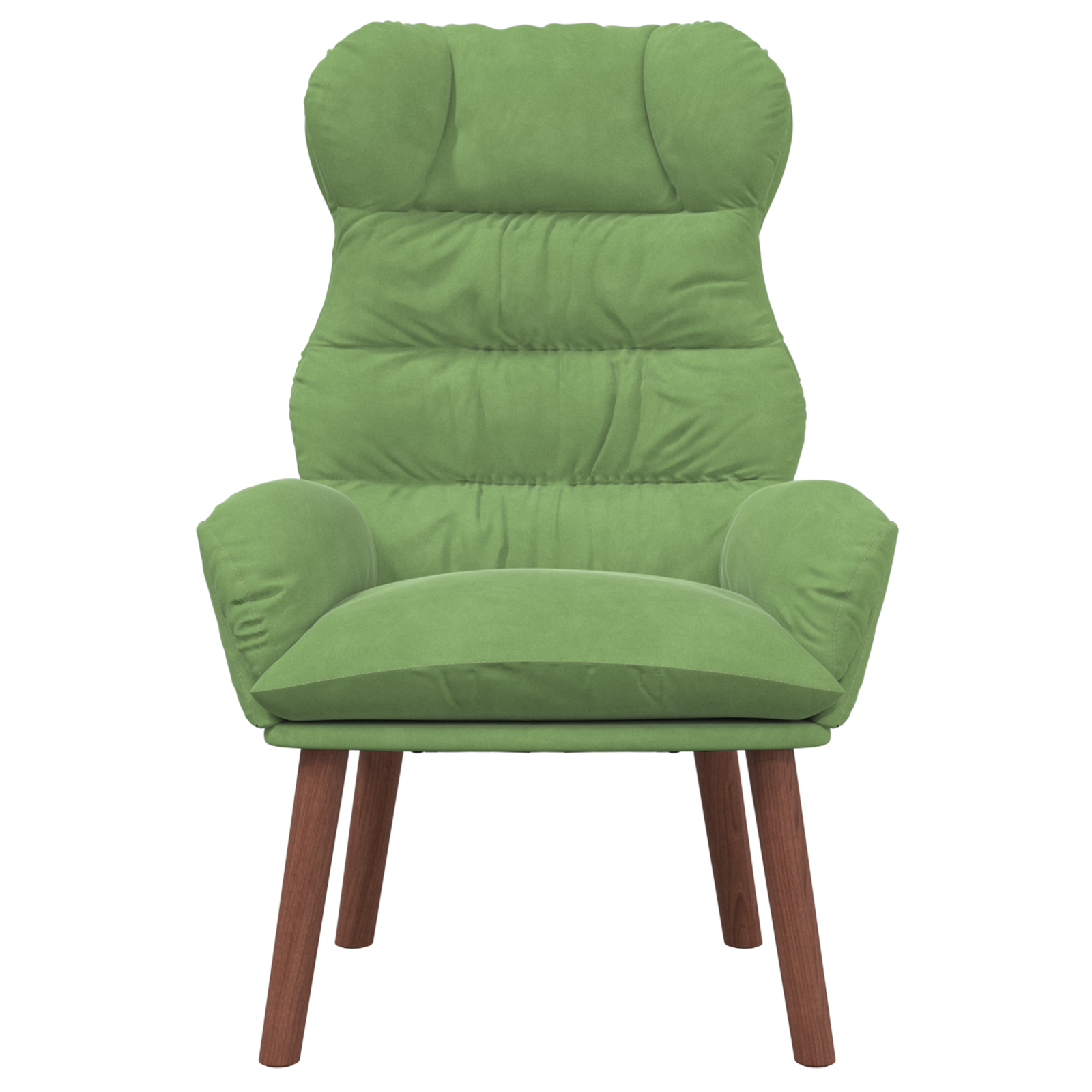 Relaxing Chair Light Green Velvet - Image 4