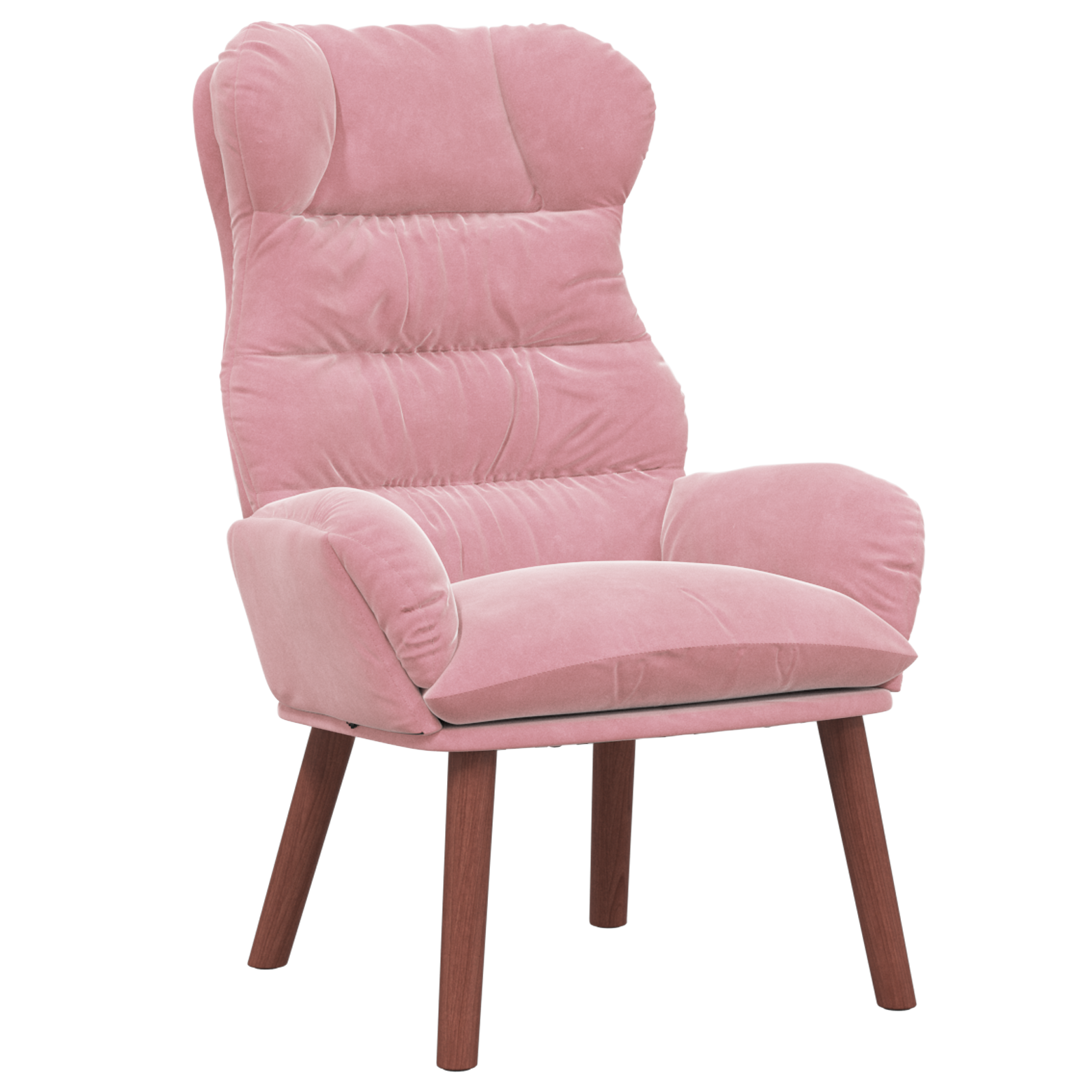Relaxing Chair Pink Velvet - Image 2