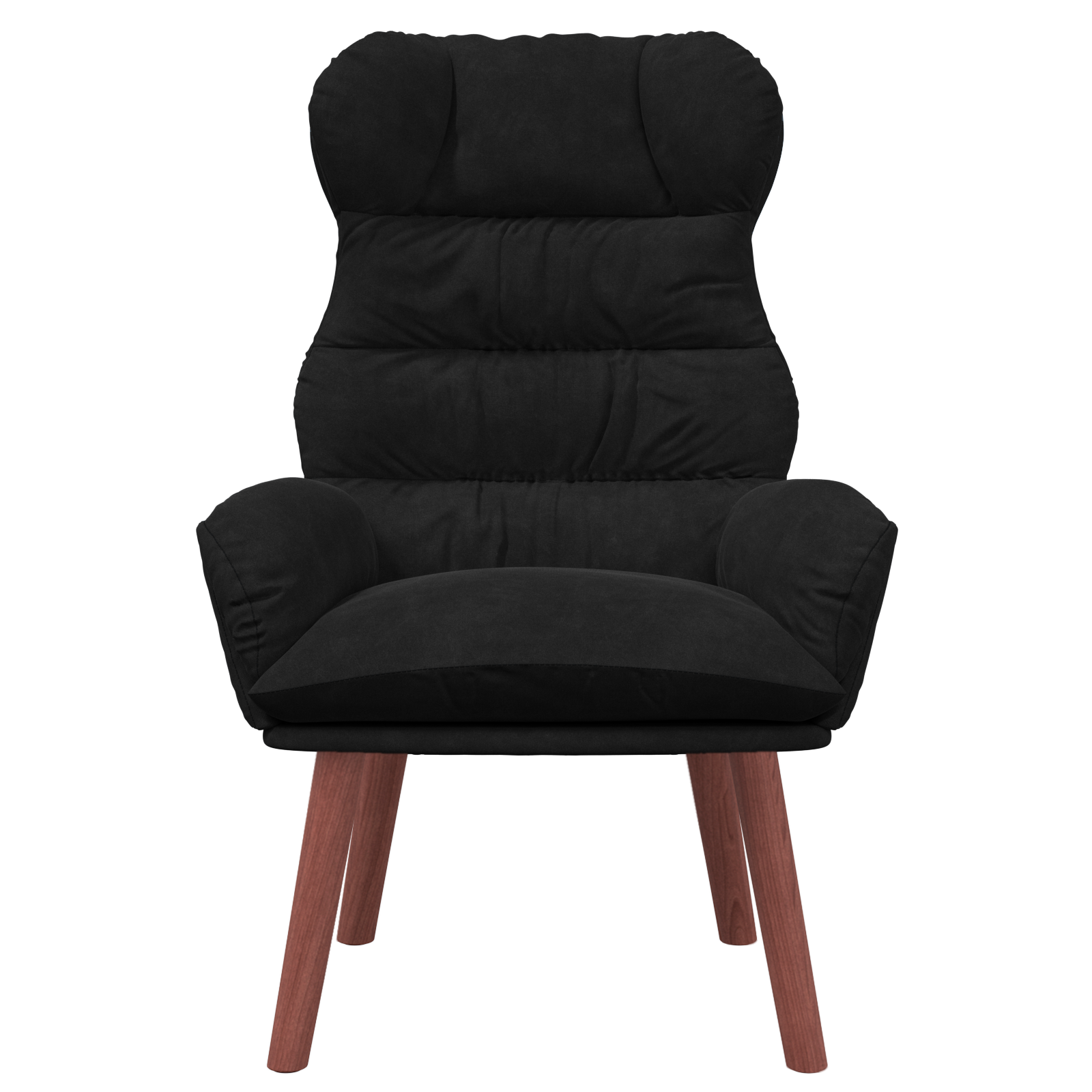 Relaxing Chair Black Velvet - Image 4