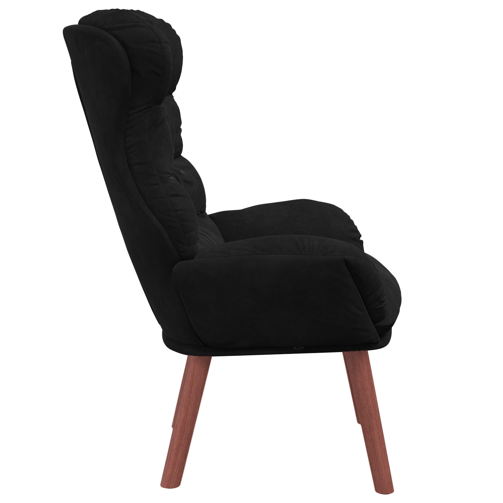 Relaxing Chair Black Velvet - Image 5