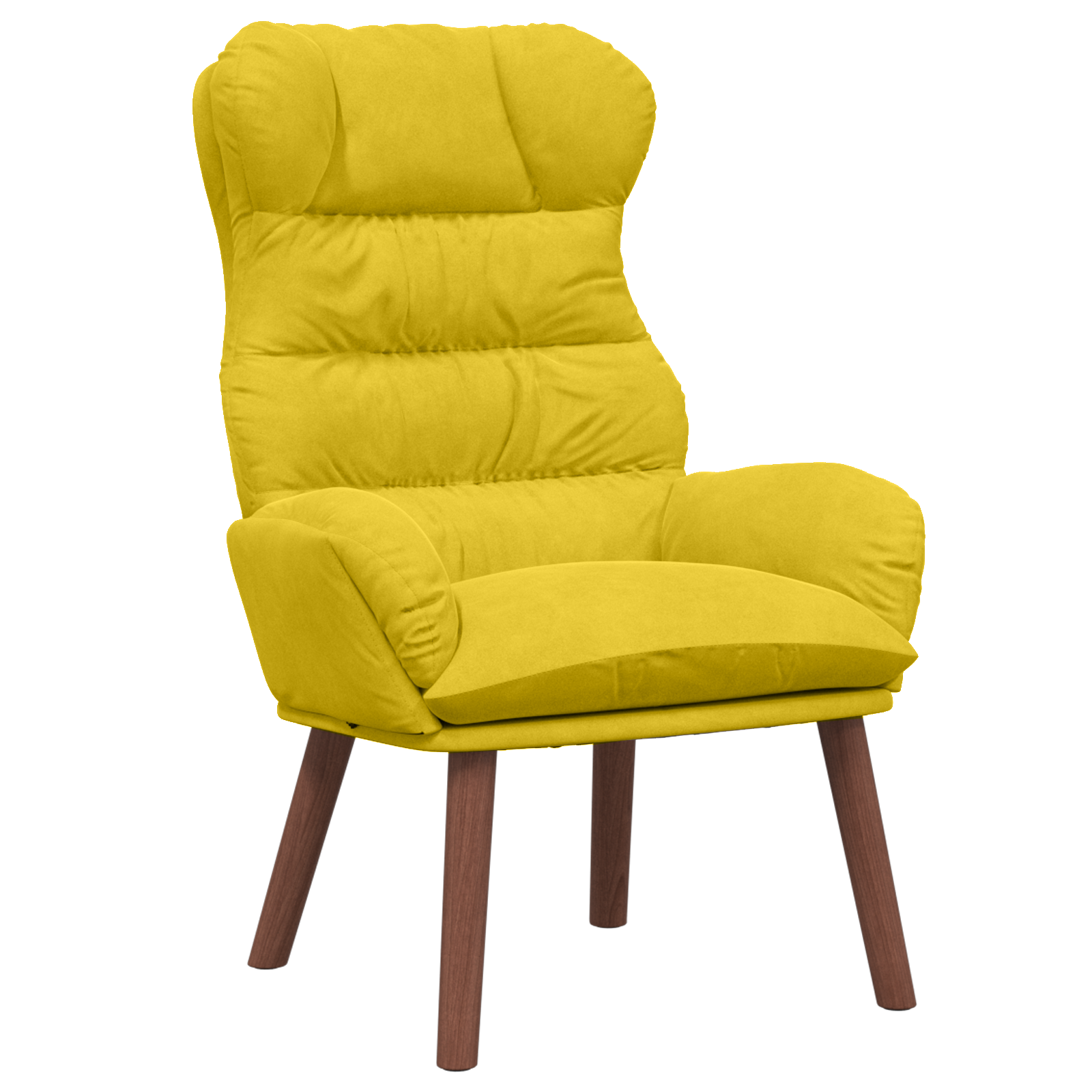 Relaxing Chair Yellow Velvet - Image 2