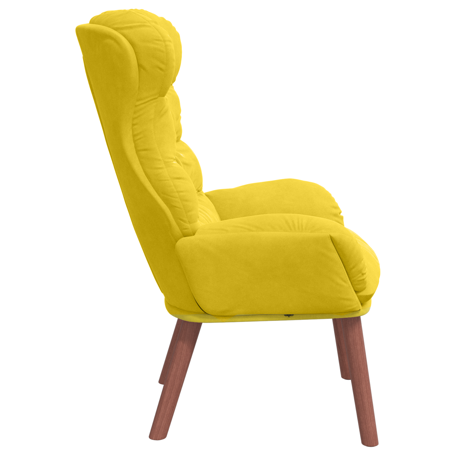 Relaxing Chair Yellow Velvet - Image 5