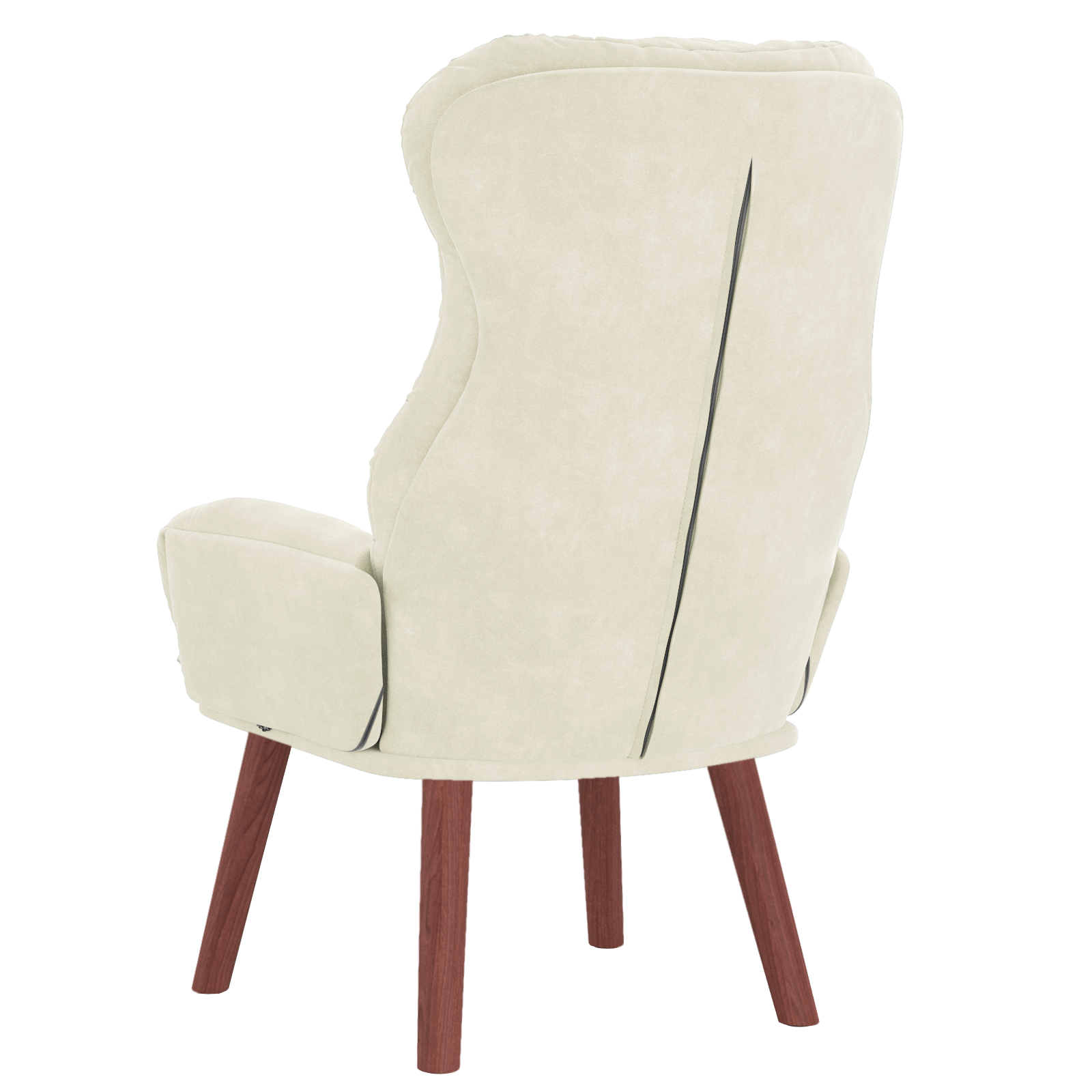 Relaxing Chair Cream Velvet - Image 6