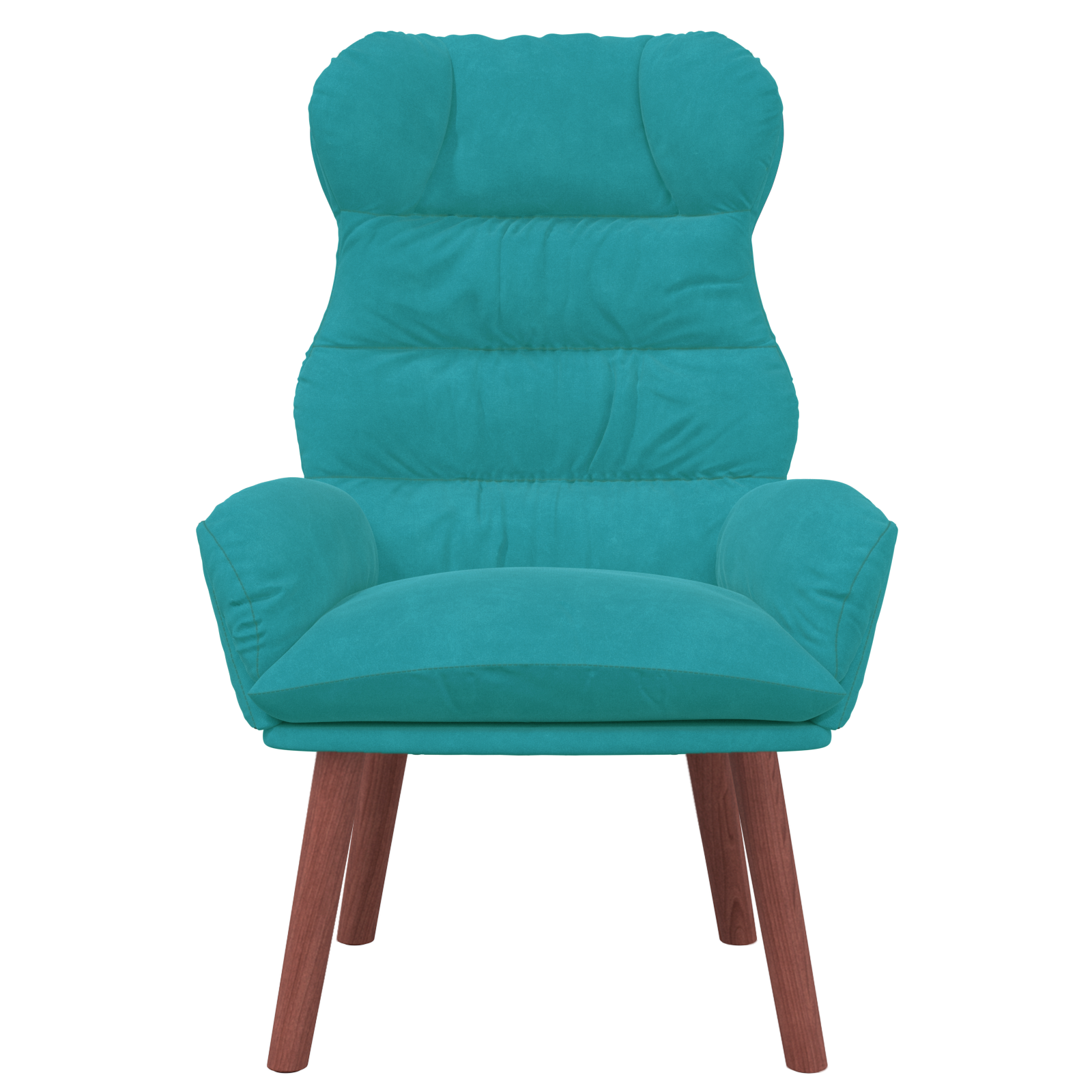 Relaxing Chair Turquoise Velvet - Image 4