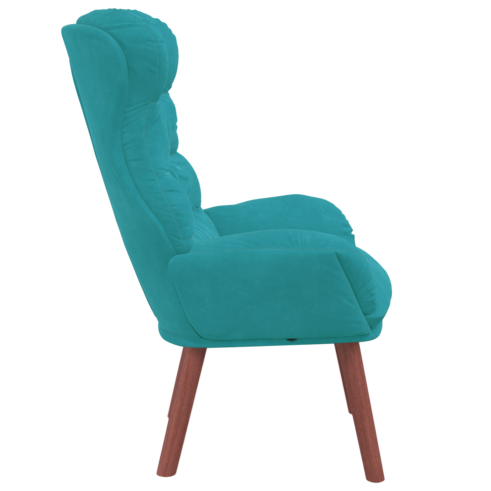 Relaxing Chair Turquoise Velvet - Image 5