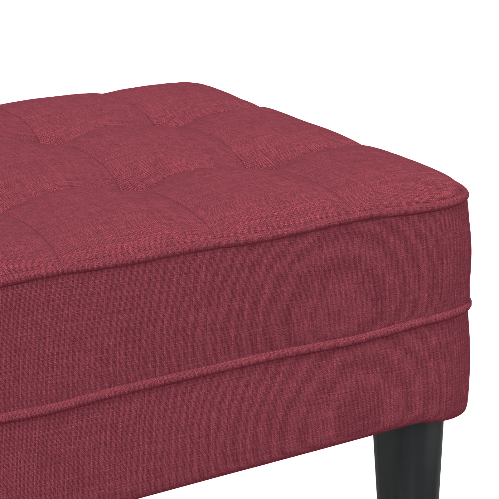 Bench Wine Red 113x57x39 cm Fabric - Image 7