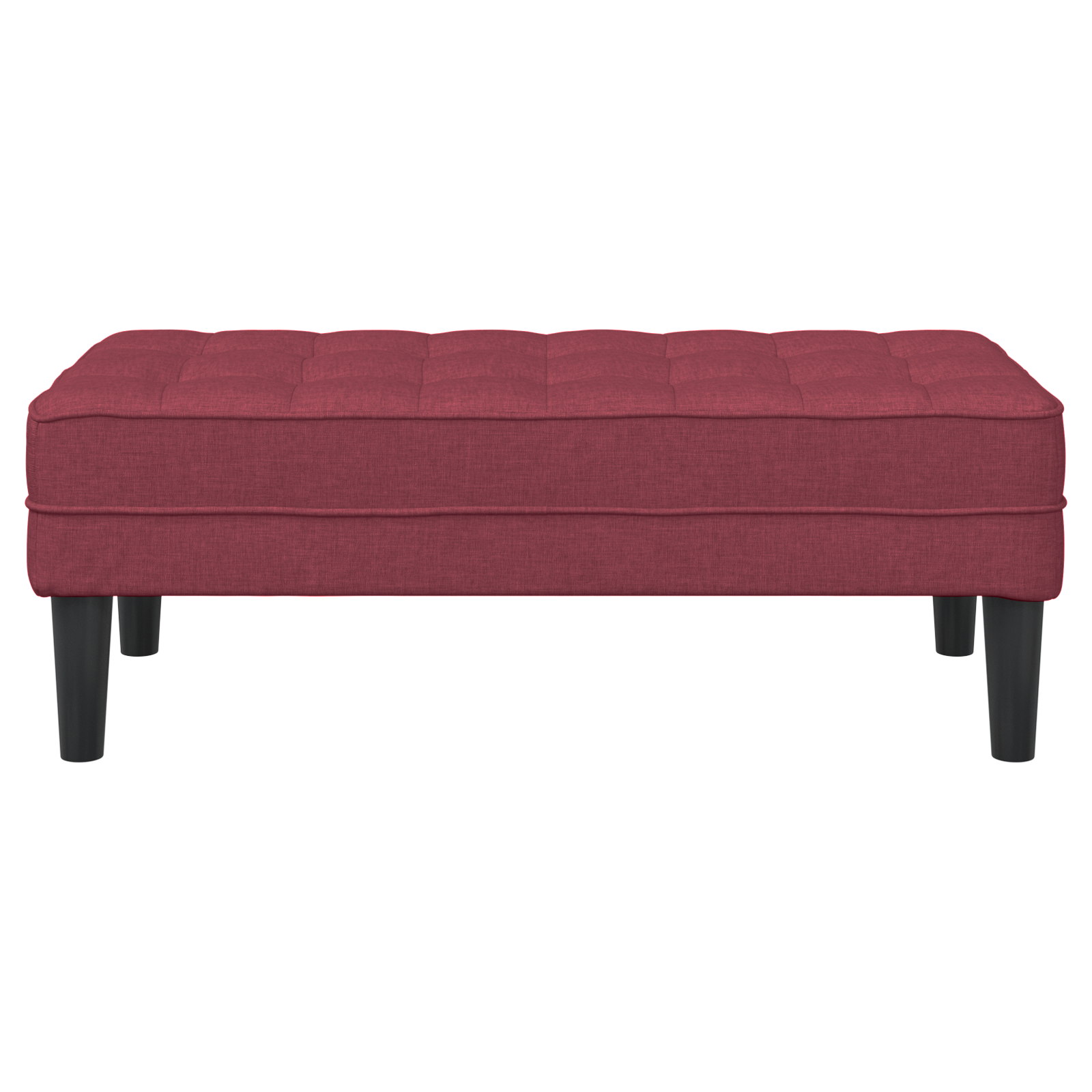 Bench Wine Red 113x57x39 cm Fabric - Image 5