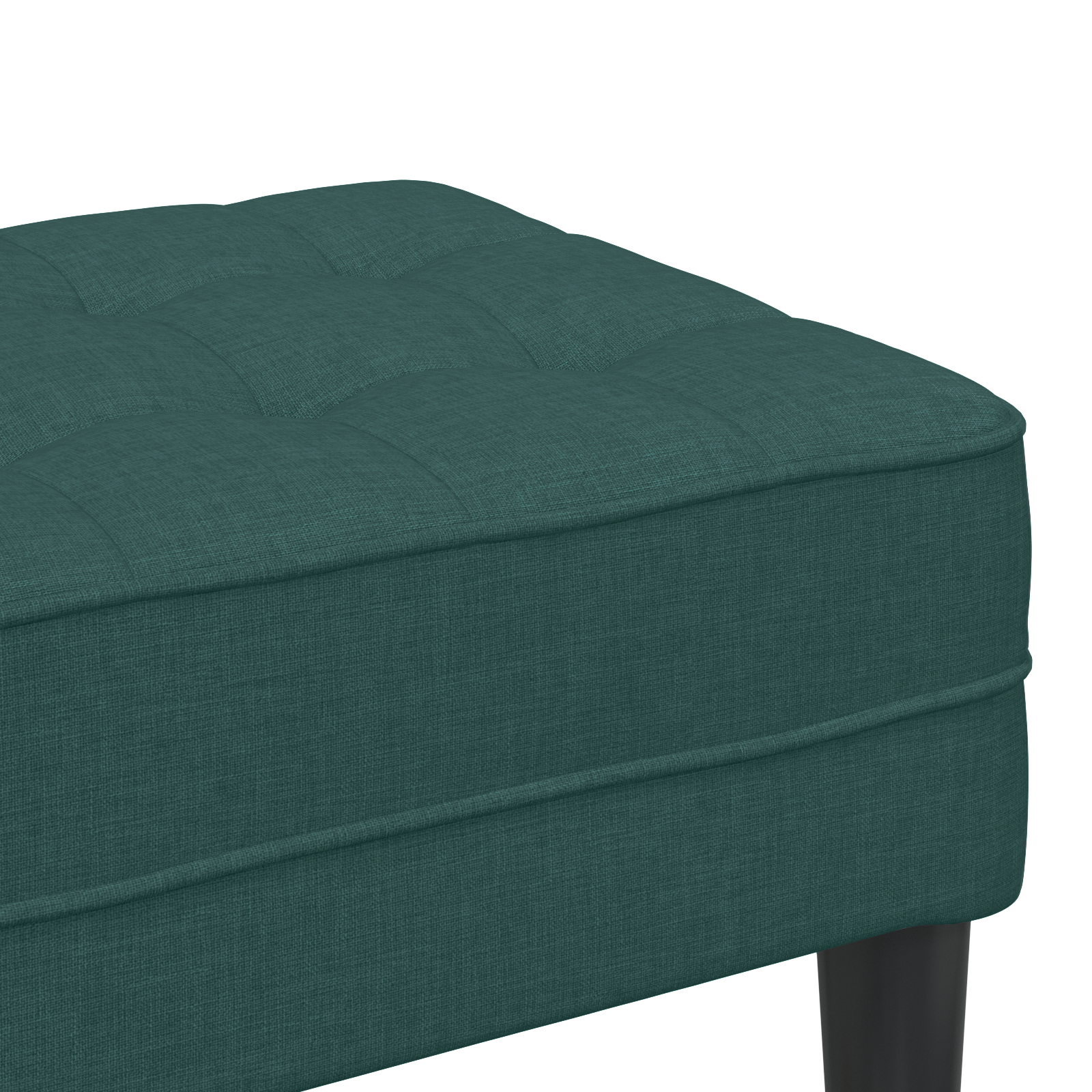 Bench Dark Green 113x57x39 cm Fabric - Image 7