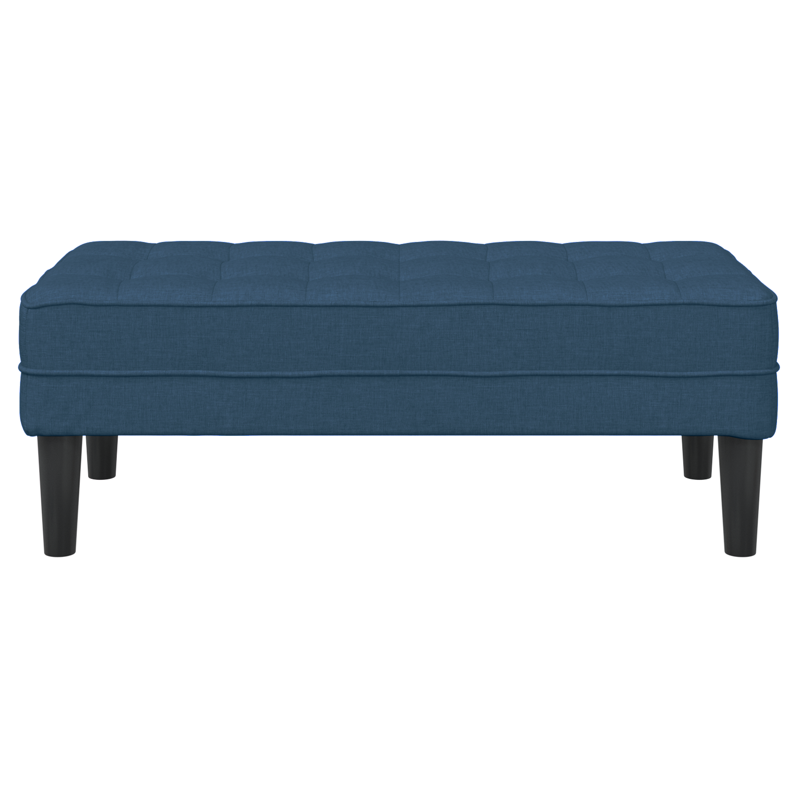 Bench Blue 113x57x39 cm Fabric - Image 5