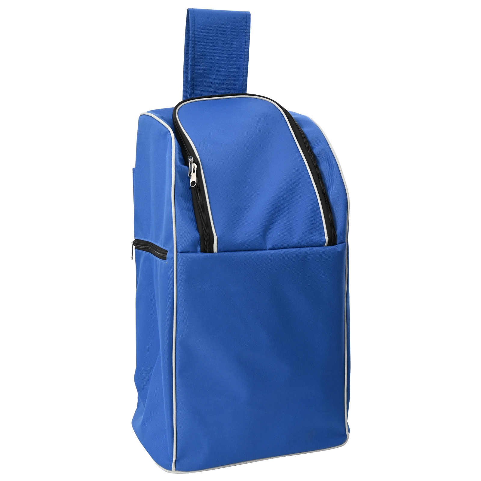 Thumbnail - vidaXL Einkaufstrolley mit Treppensteiger Blau 38 L