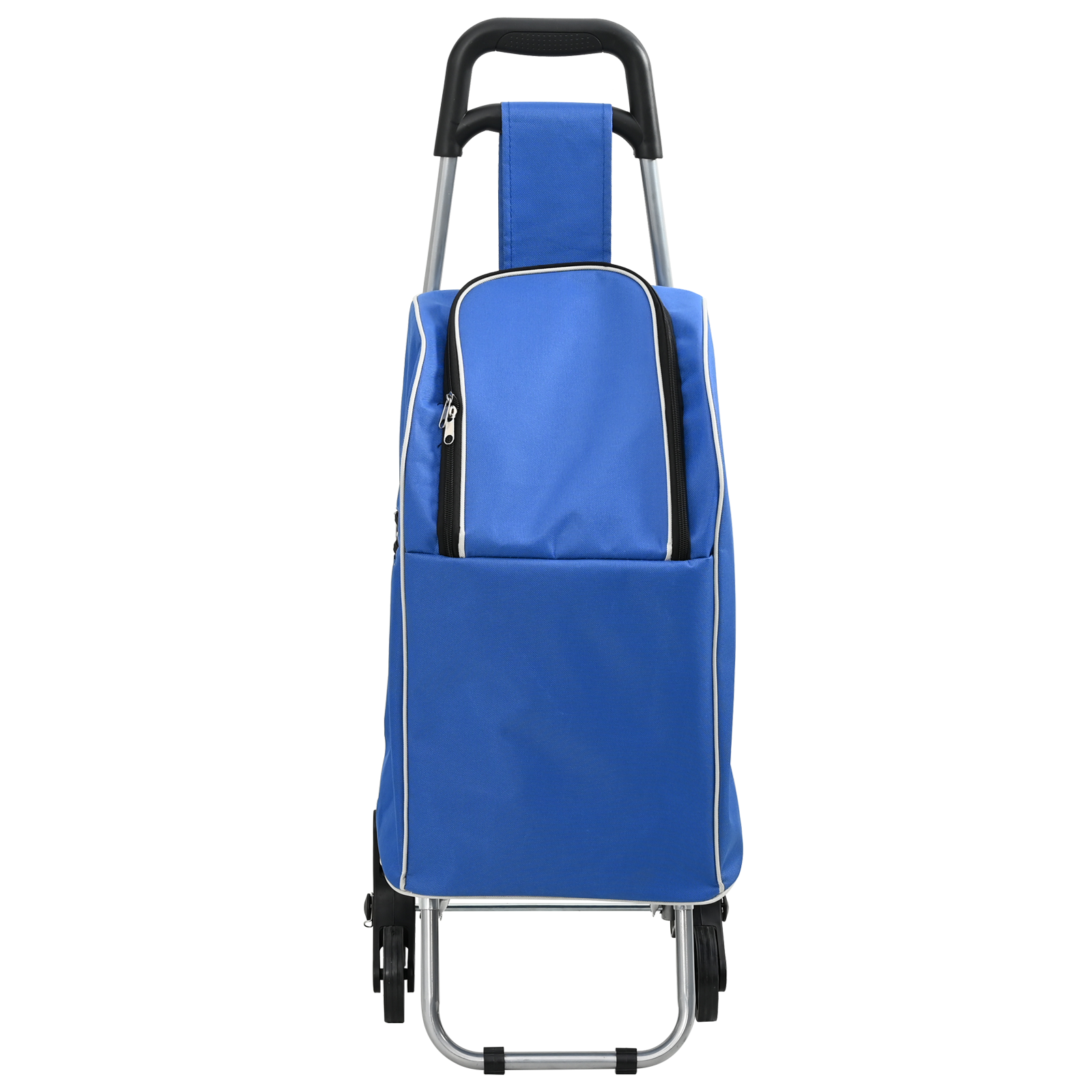 Thumbnail - vidaXL Einkaufstrolley mit Treppensteiger Blau 38 L