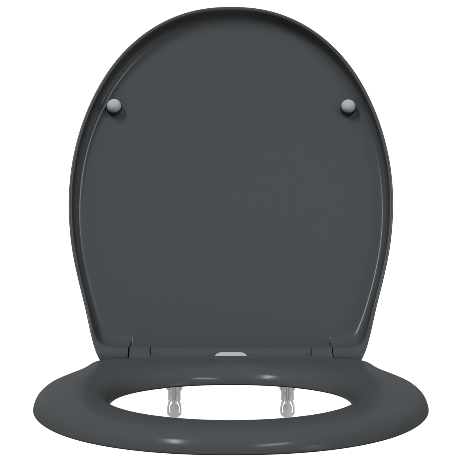Quick Release Toilet Seat with Soft Close Duroplast Anthracite - Image 6