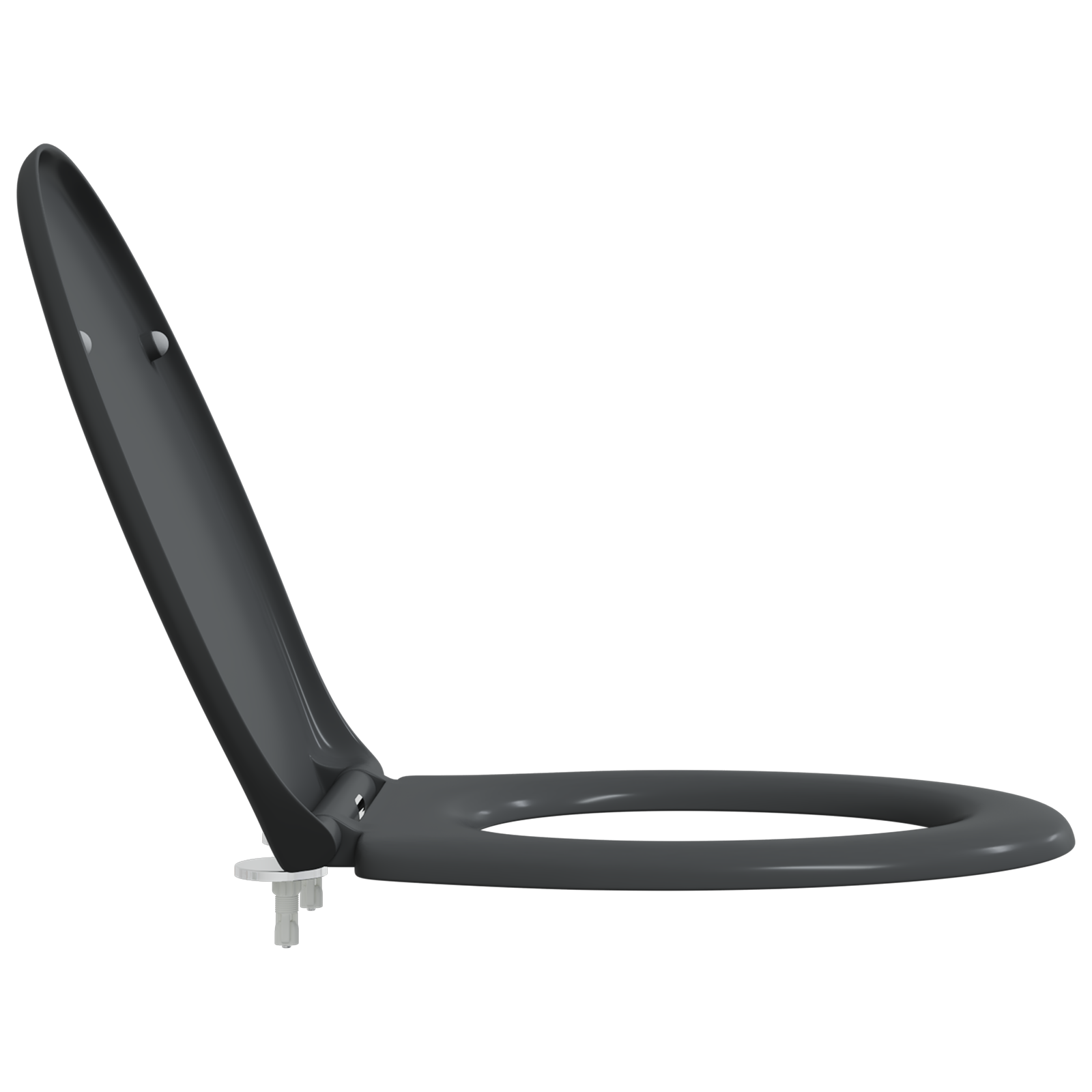Quick Release Toilet Seat with Soft Close Duroplast Anthracite - Image 7