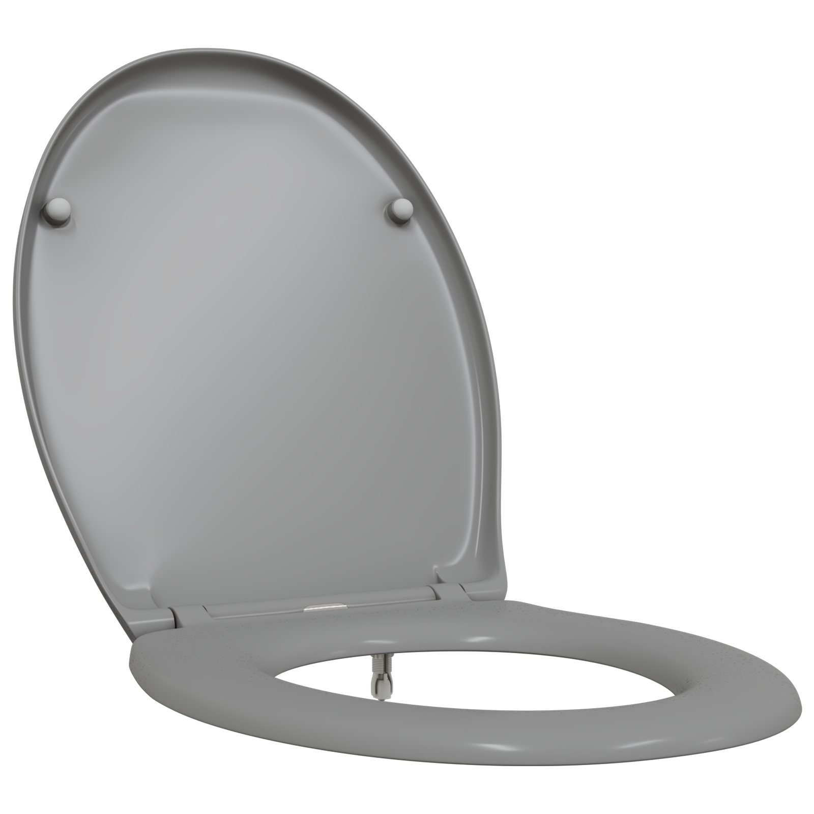 Thumbnail - vidaXL Toilettensitz Quick Release Absenkautomatik Duroplast Grau