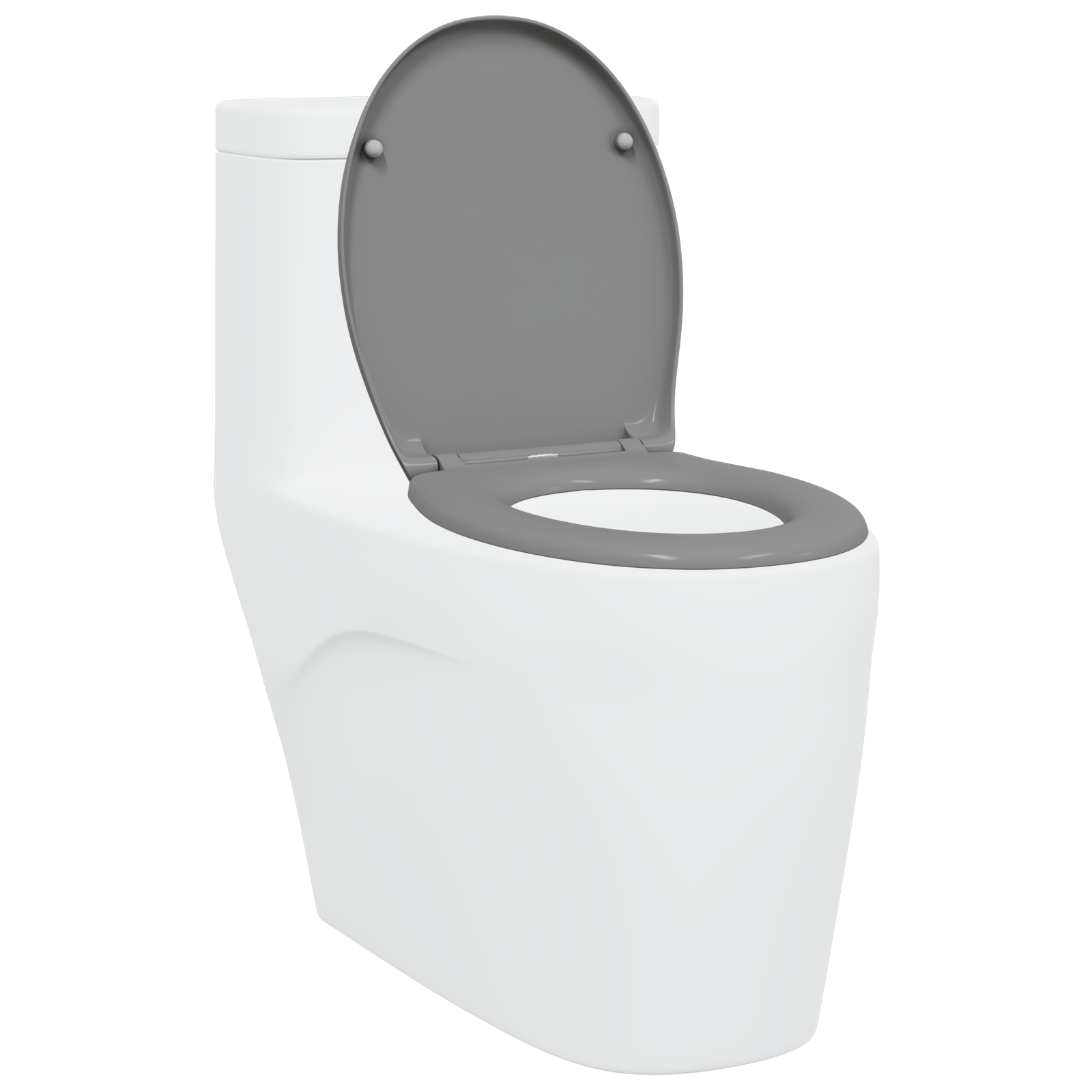 Thumbnail - vidaXL Toilettensitz Quick Release Absenkautomatik Duroplast Grau