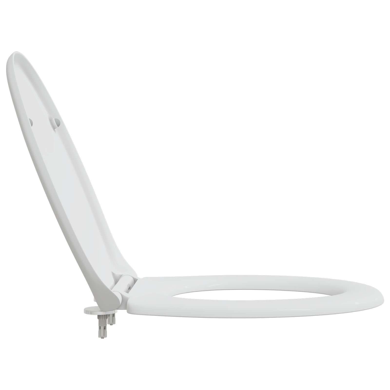 Quick Release Toilet Seat with Soft Close Duroplast White - Image 7