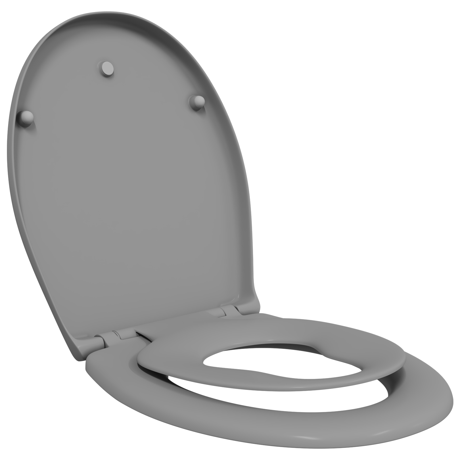 Family Toilet Seat with Child Seat Quick Release Duroplast - Image 2