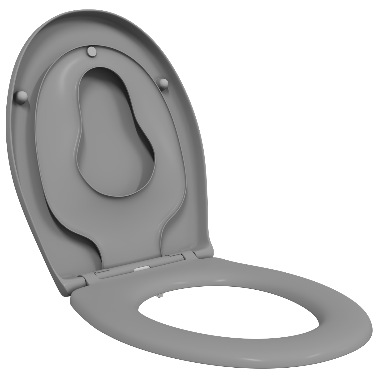 Family Toilet Seat with Child Seat Quick Release Duroplast - Image 5