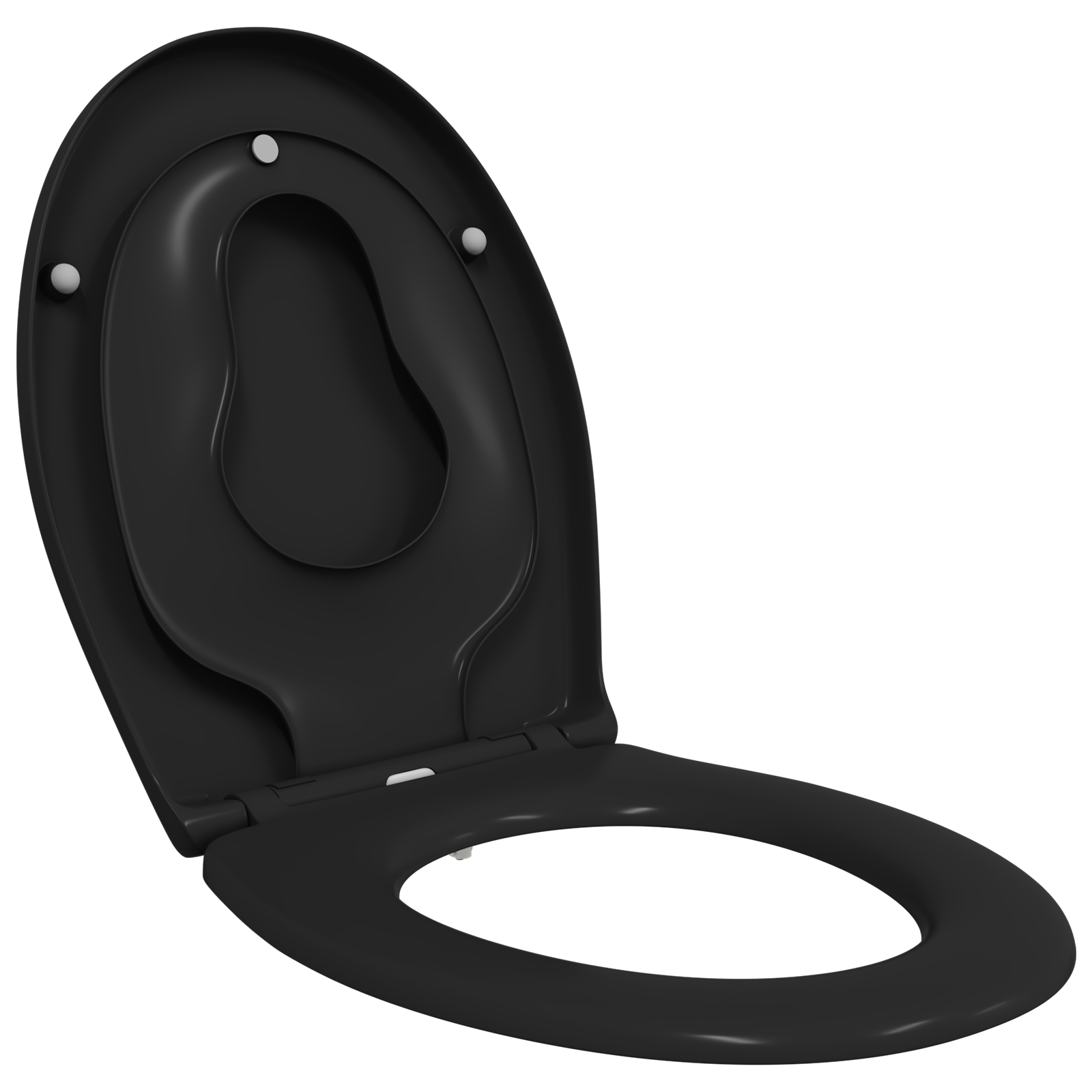 Family Toilet Seat with Child Seat Quick Release Duroplast - Image 5