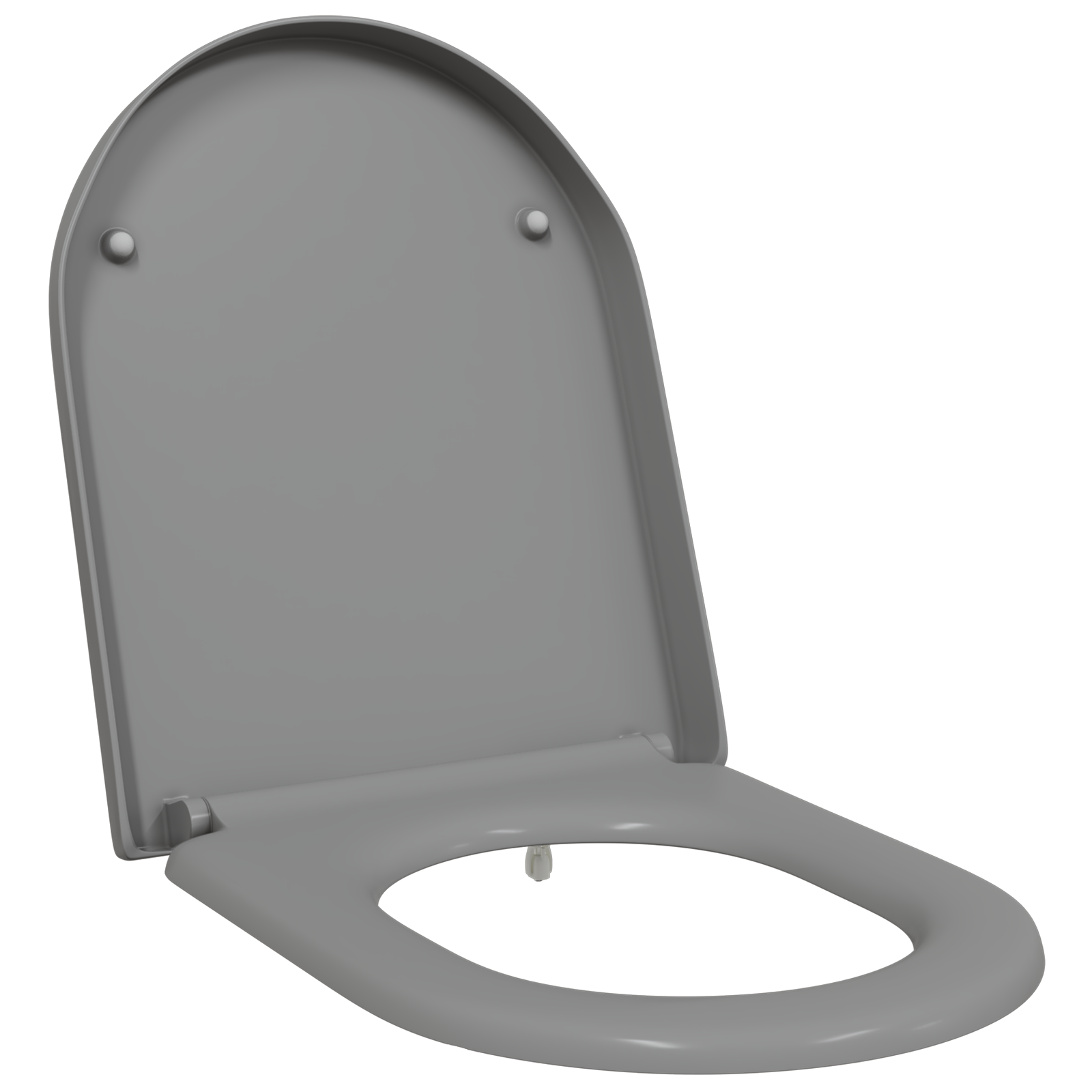 Thumbnail - vidaXL Toilettensitz Quick Release Absenkautomatik Duroplast Grau