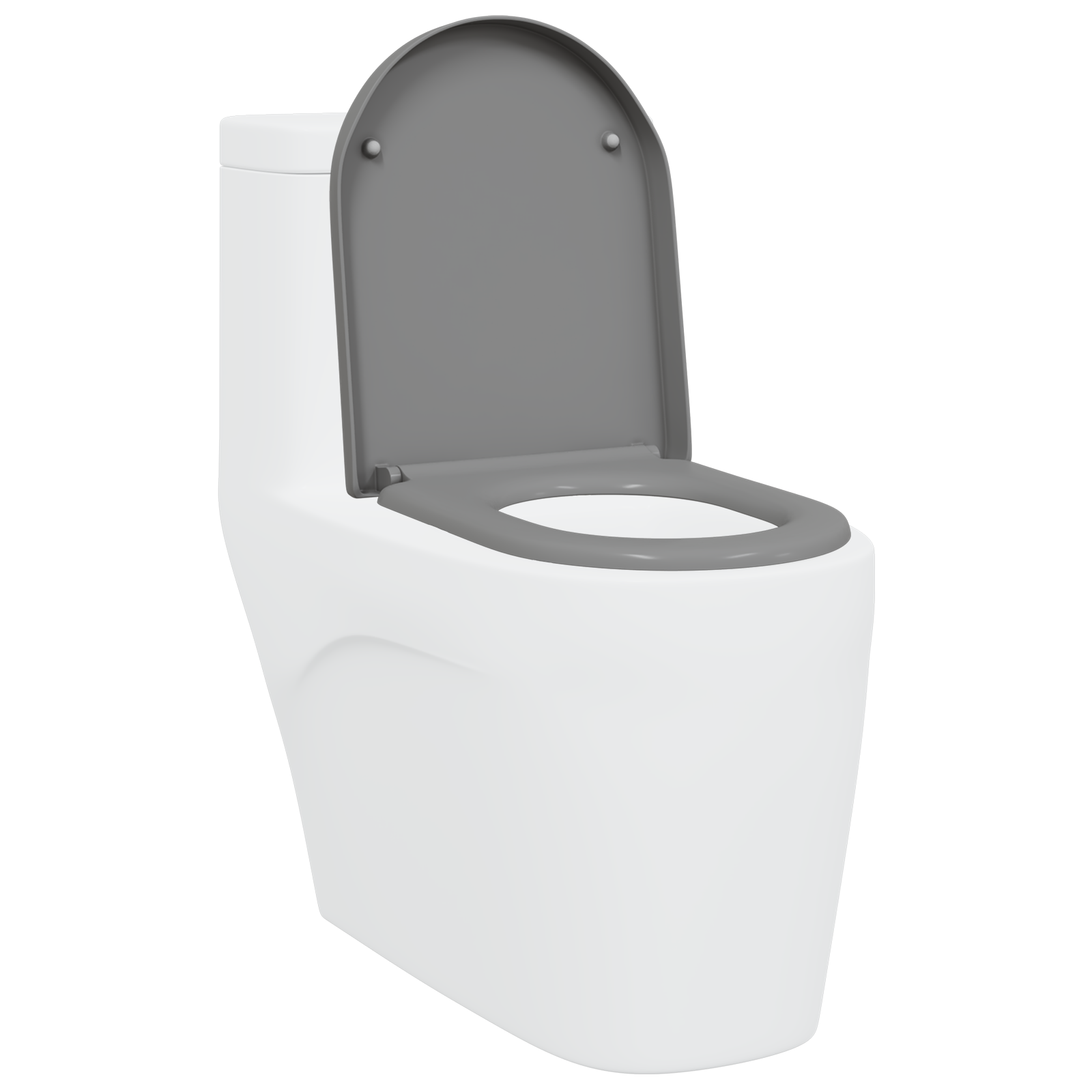 Thumbnail - vidaXL Toilettensitz Quick Release Absenkautomatik Duroplast Grau