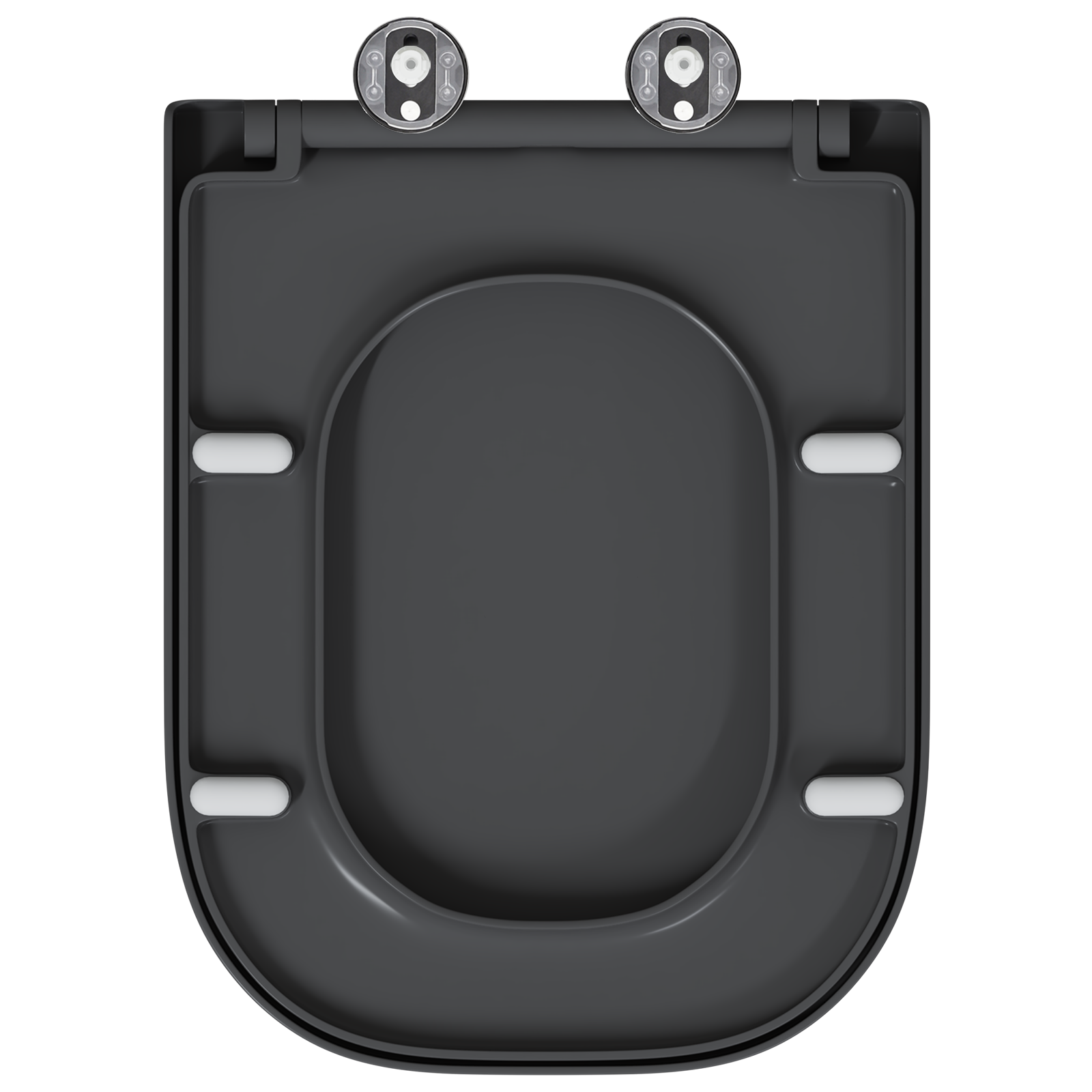 Quick Release Toilet Seat with Soft Close Duroplast Anthracite - Image 9