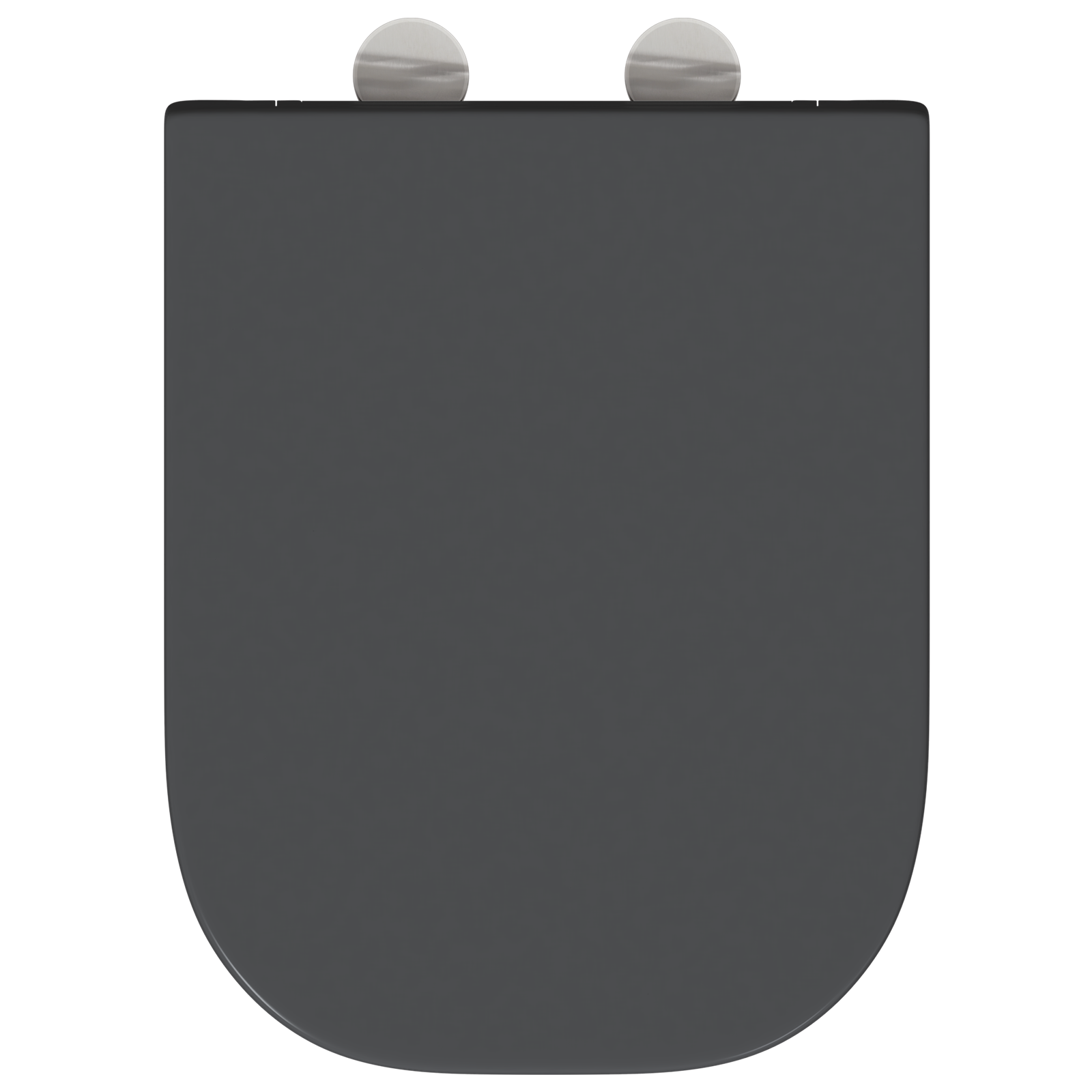 Quick Release Toilet Seat with Soft Close Duroplast Anthracite - Image 7