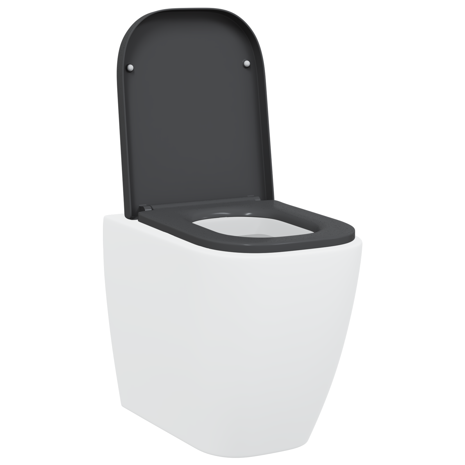 Quick Release Toilet Seat with Soft Close Duroplast Anthracite - Image 3
