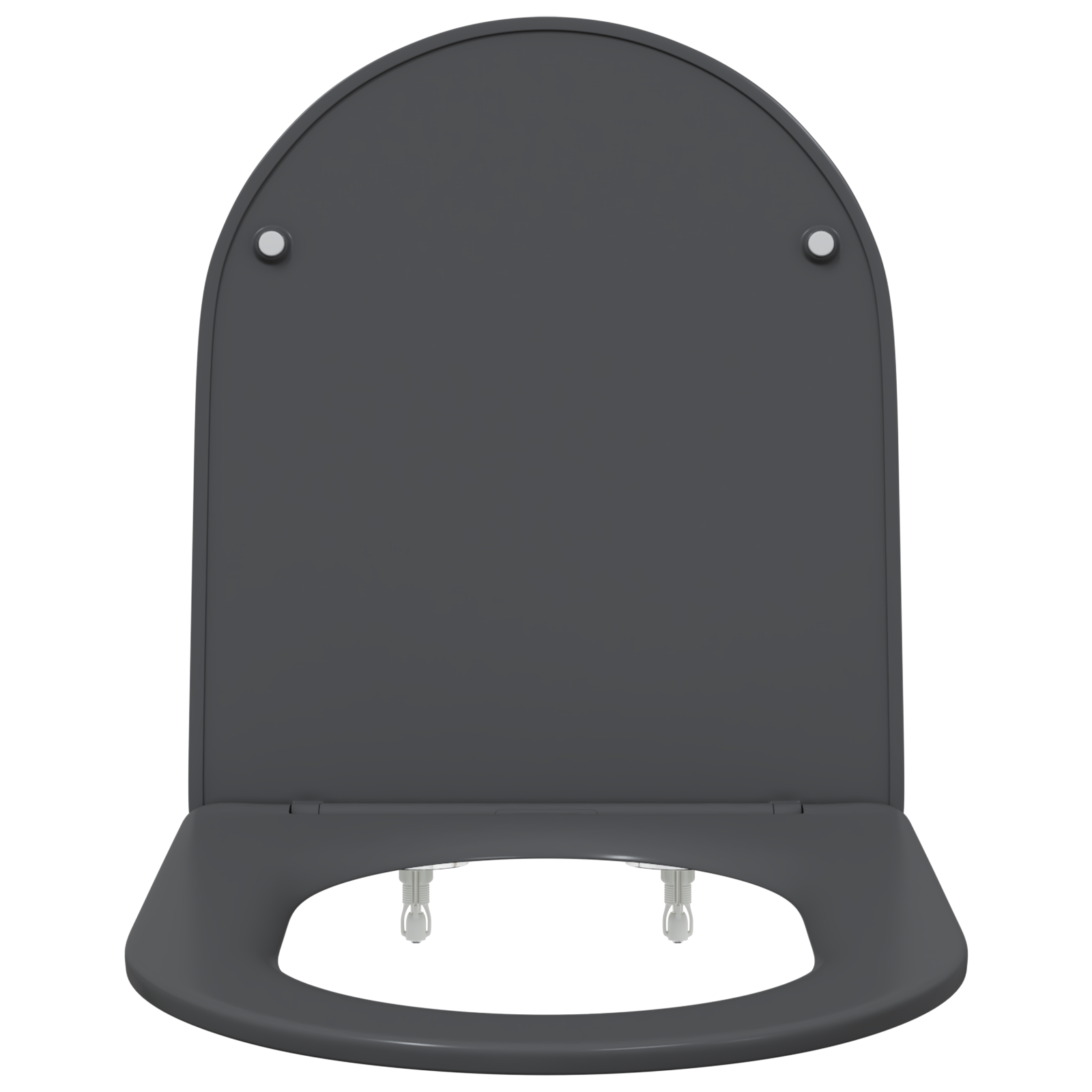Quick Release Toilet Seat with Soft Close Duroplast - Anthracite - Image 6