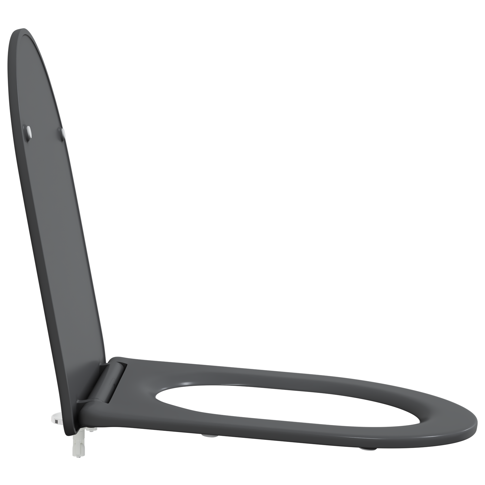Quick Release Toilet Seat with Soft Close Duroplast - Anthracite - Image 7