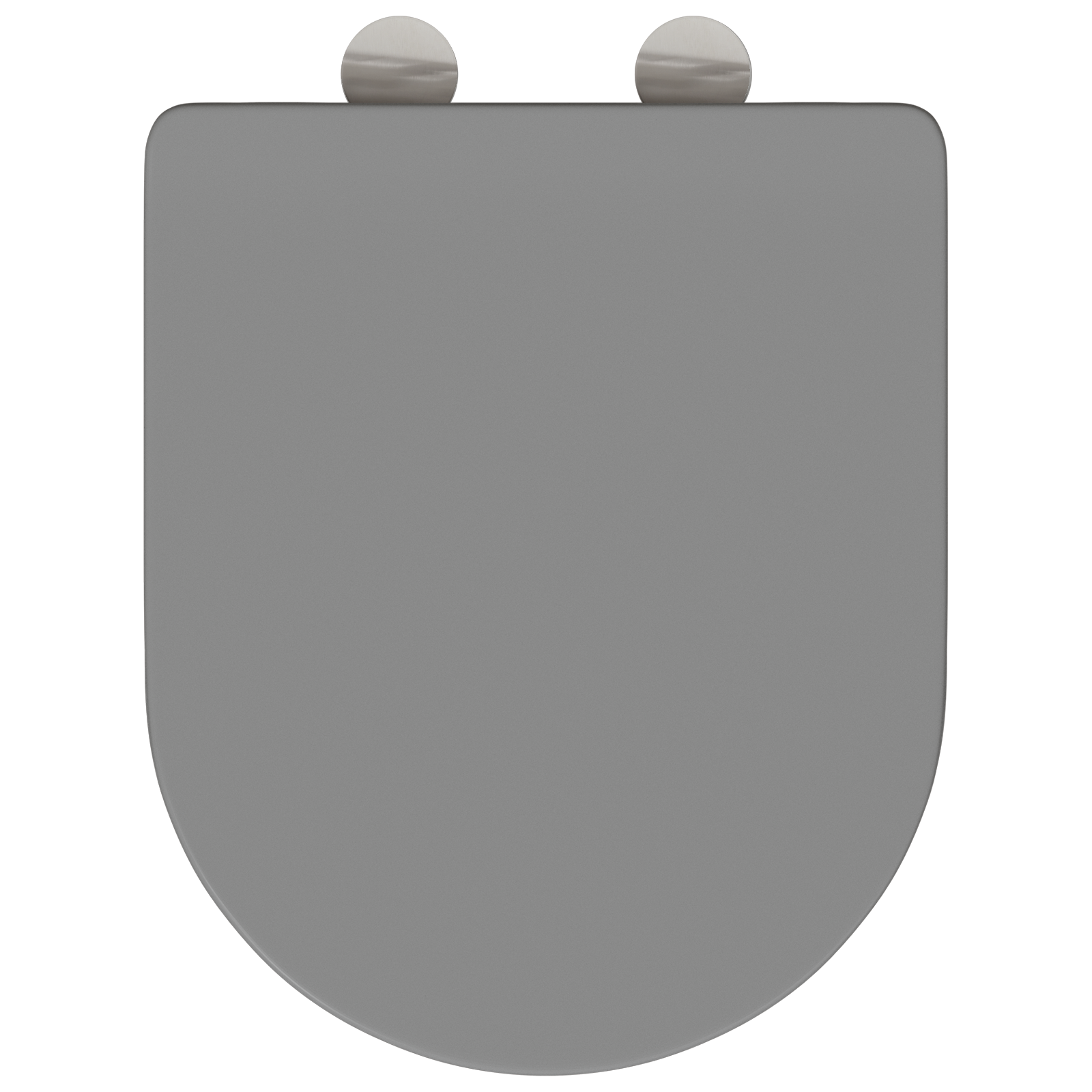Quick Release Toilet Seat with Soft Close Duroplast Grey - Image 8