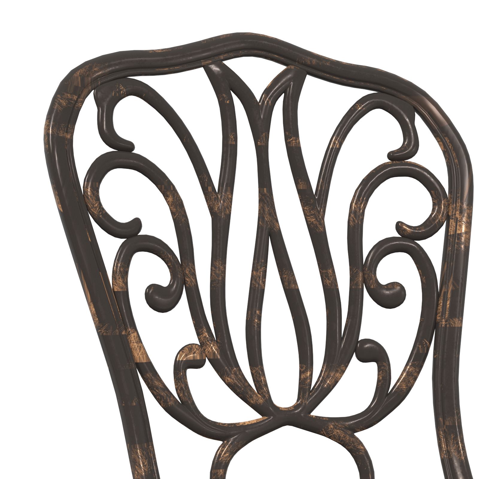 3-Piece Garden Bistro Set - Bronze Cast Aluminum - Image 9