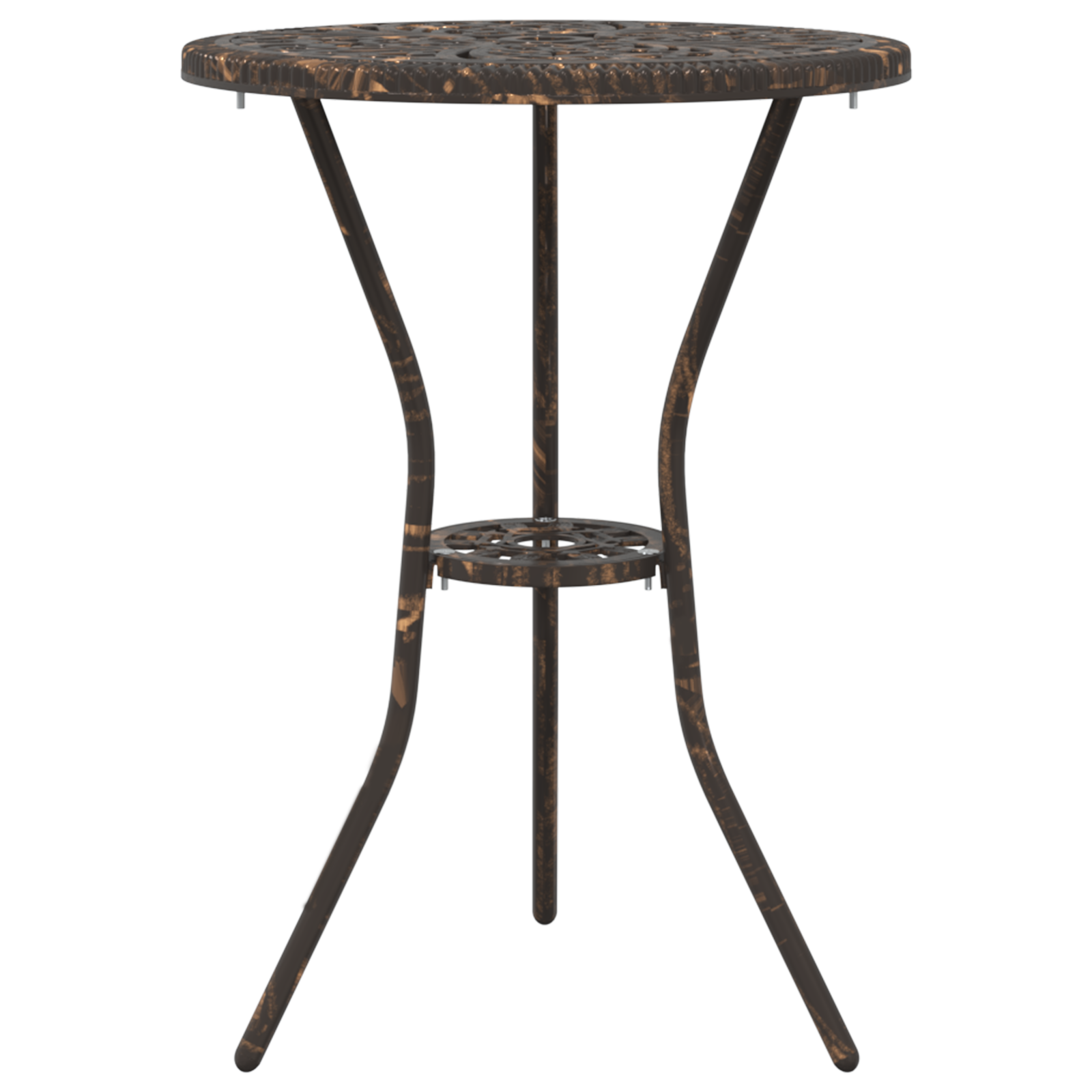 3-Piece Garden Bistro Set - Bronze Cast Aluminum - Image 5