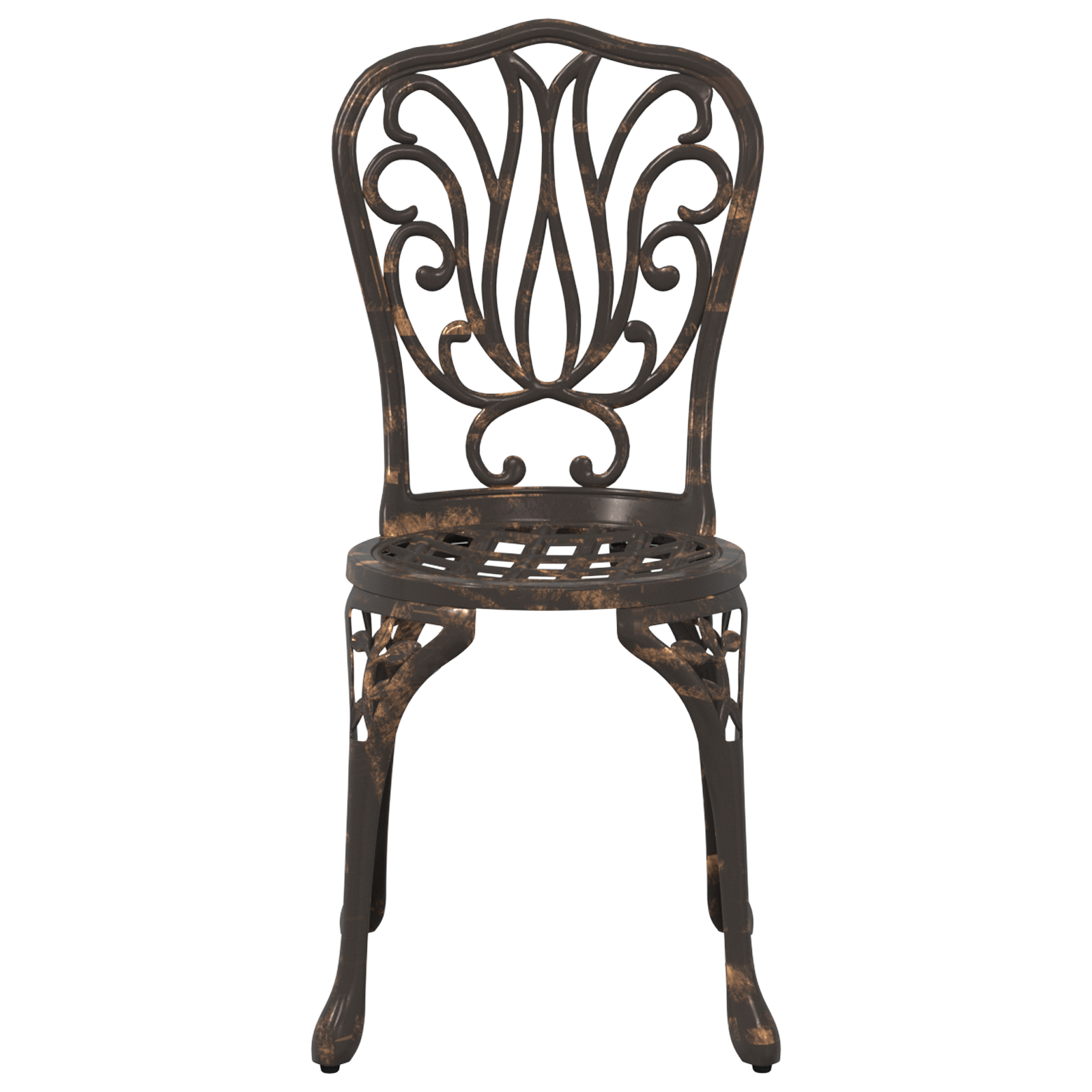 3-Piece Garden Bistro Set - Bronze Cast Aluminum - Image 7