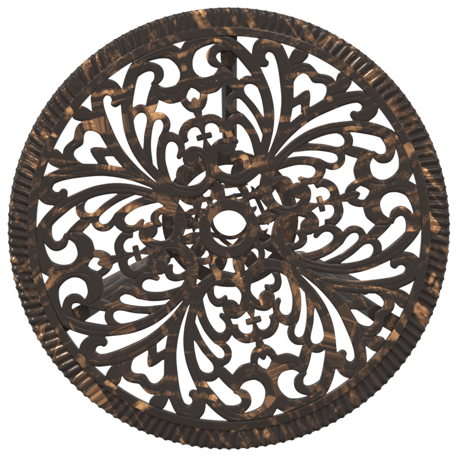 3 Piece Garden Bistro Set Bronze Cast Aluminium - Image 8