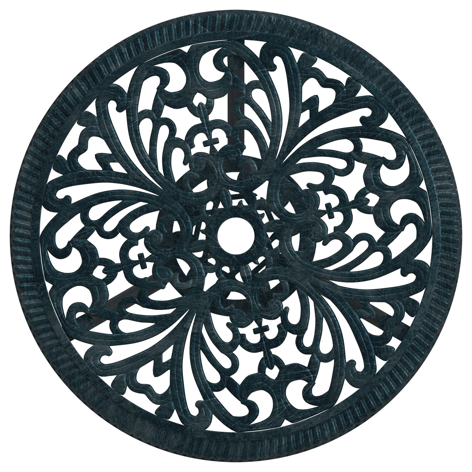 3-Piece Garden Bistro Set - Green Cast Aluminum - Image 8