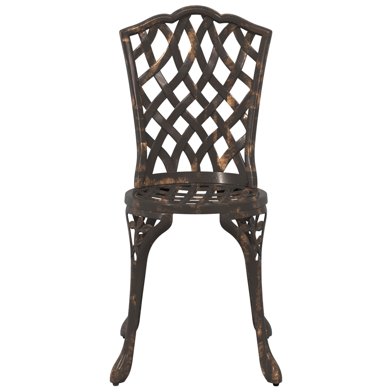 Bronze Cast Aluminium Small Durable Outdoor Dining Set - Image 7