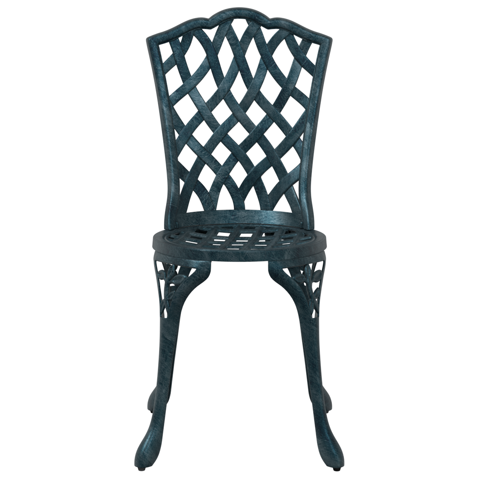 3 Piece Garden Bistro Set Green Cast Aluminium - Image 7