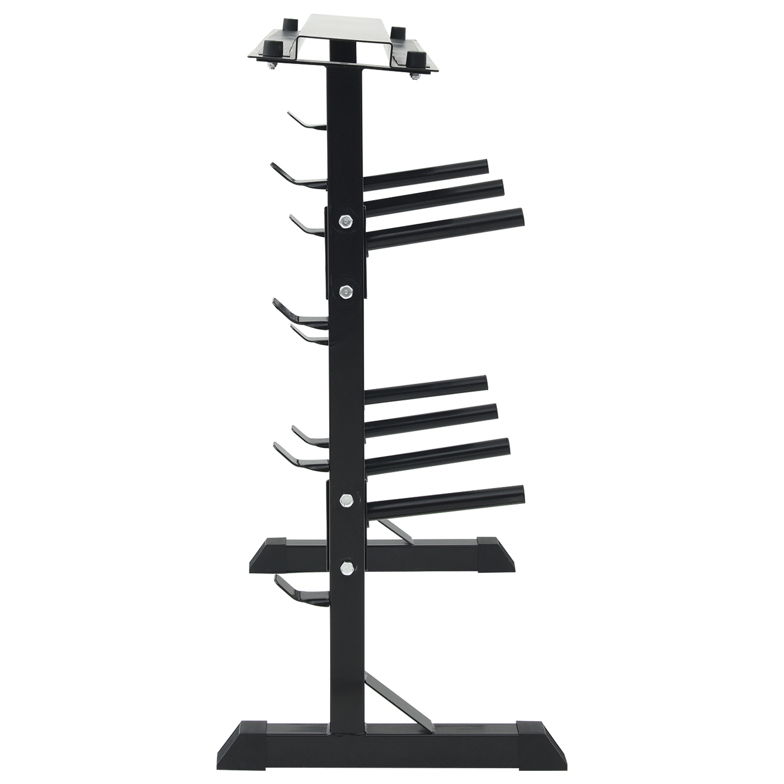 Dumbbell Rack with 7 Holders and 8 Hooks 300 kg Steel - Image 4