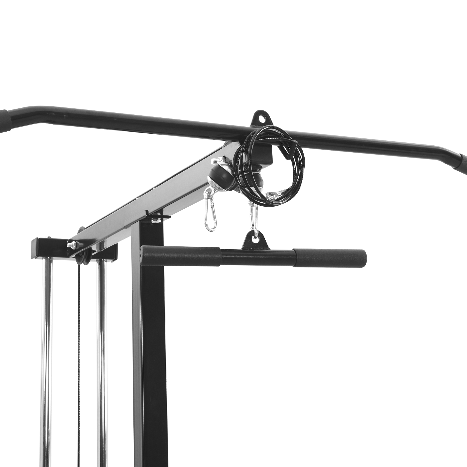 Lat Pulldown Machine with Adjustable Seat 80 kg Loadable Steel - Image 7
