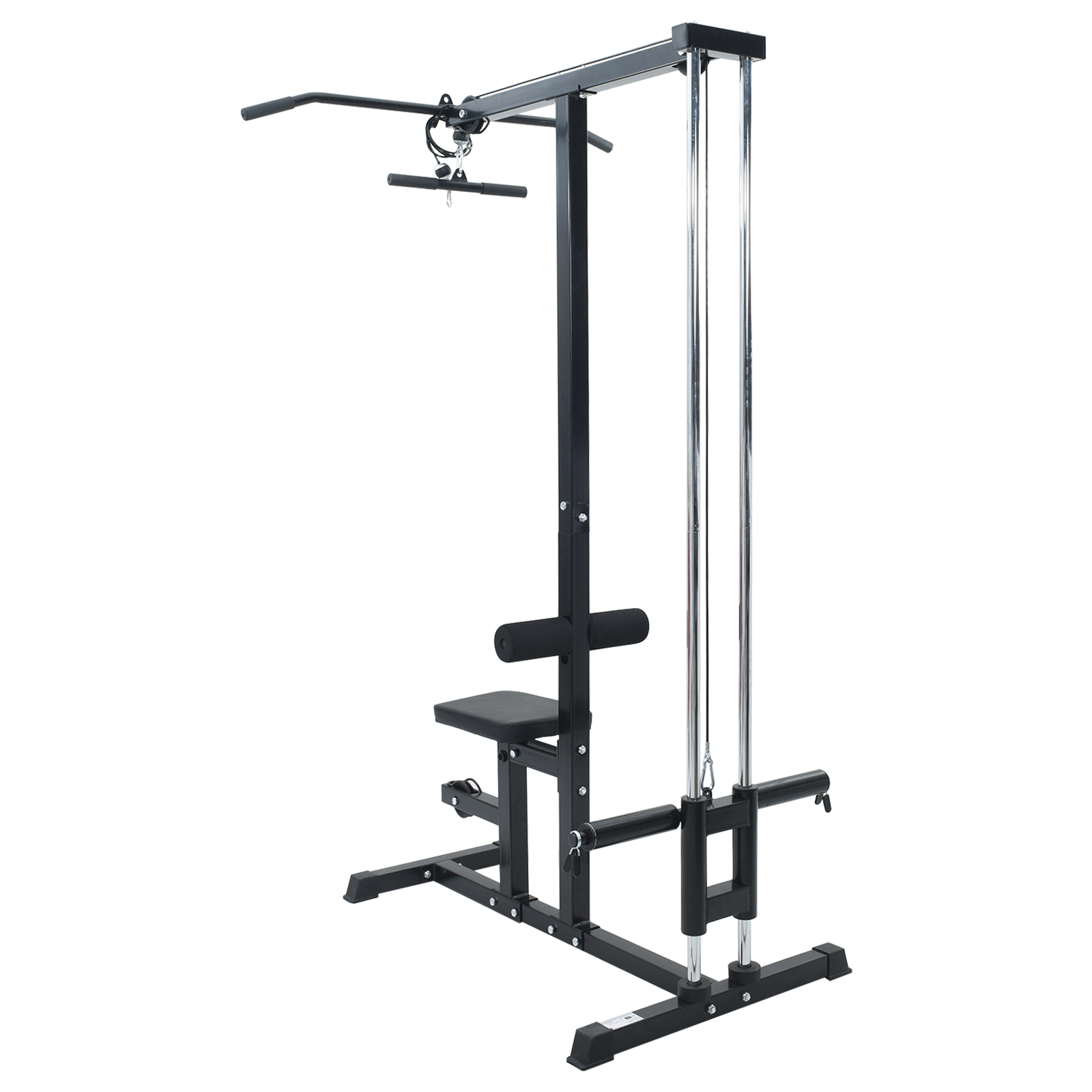 Lat Pulldown Machine with Adjustable Seat 80 kg Loadable Steel - Image 2