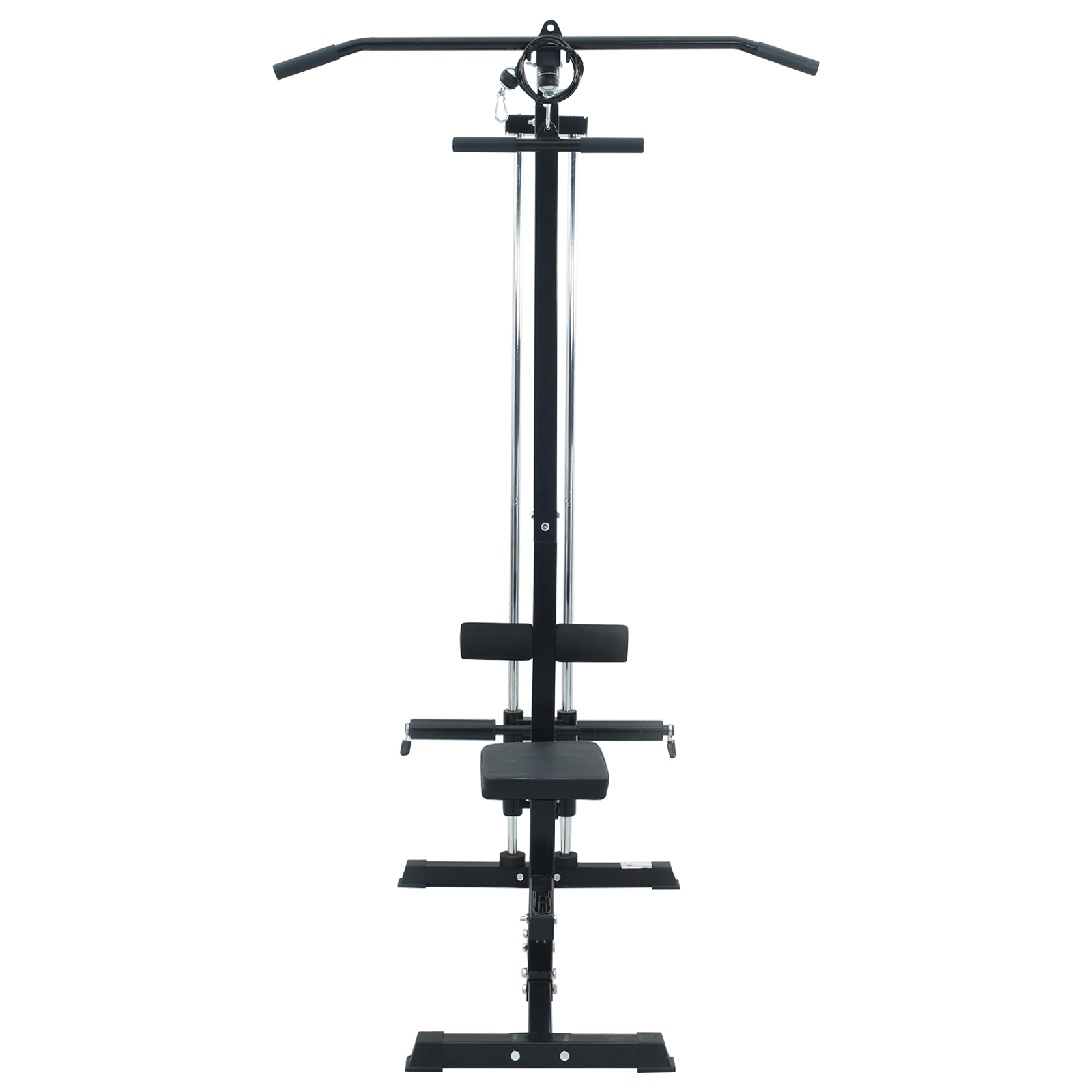 Lat Pulldown Machine with Adjustable Seat 80 kg Loadable Steel - Image 3