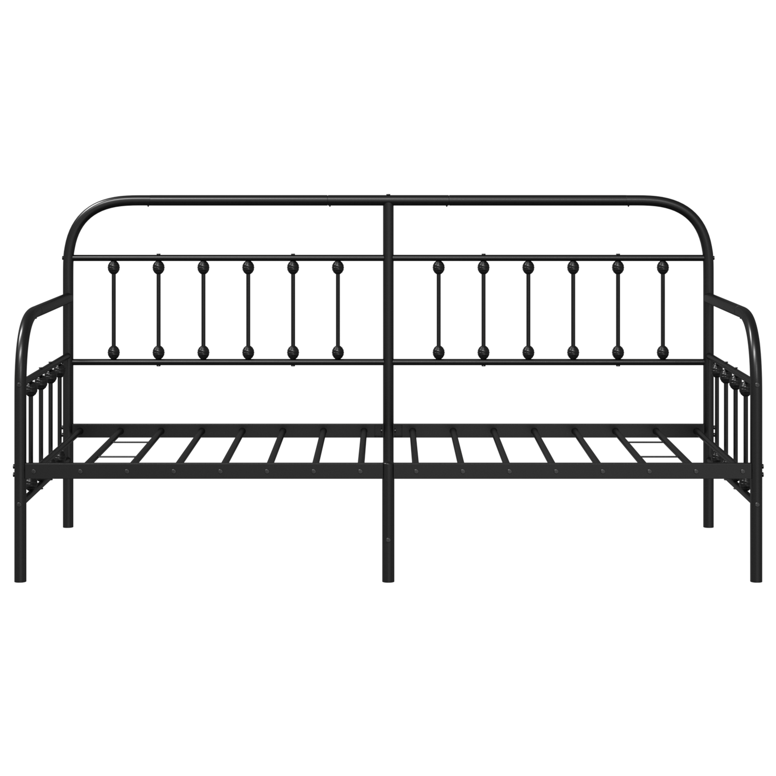 Juodas lovos rėmas 80x200 cm Plienas - Image 6