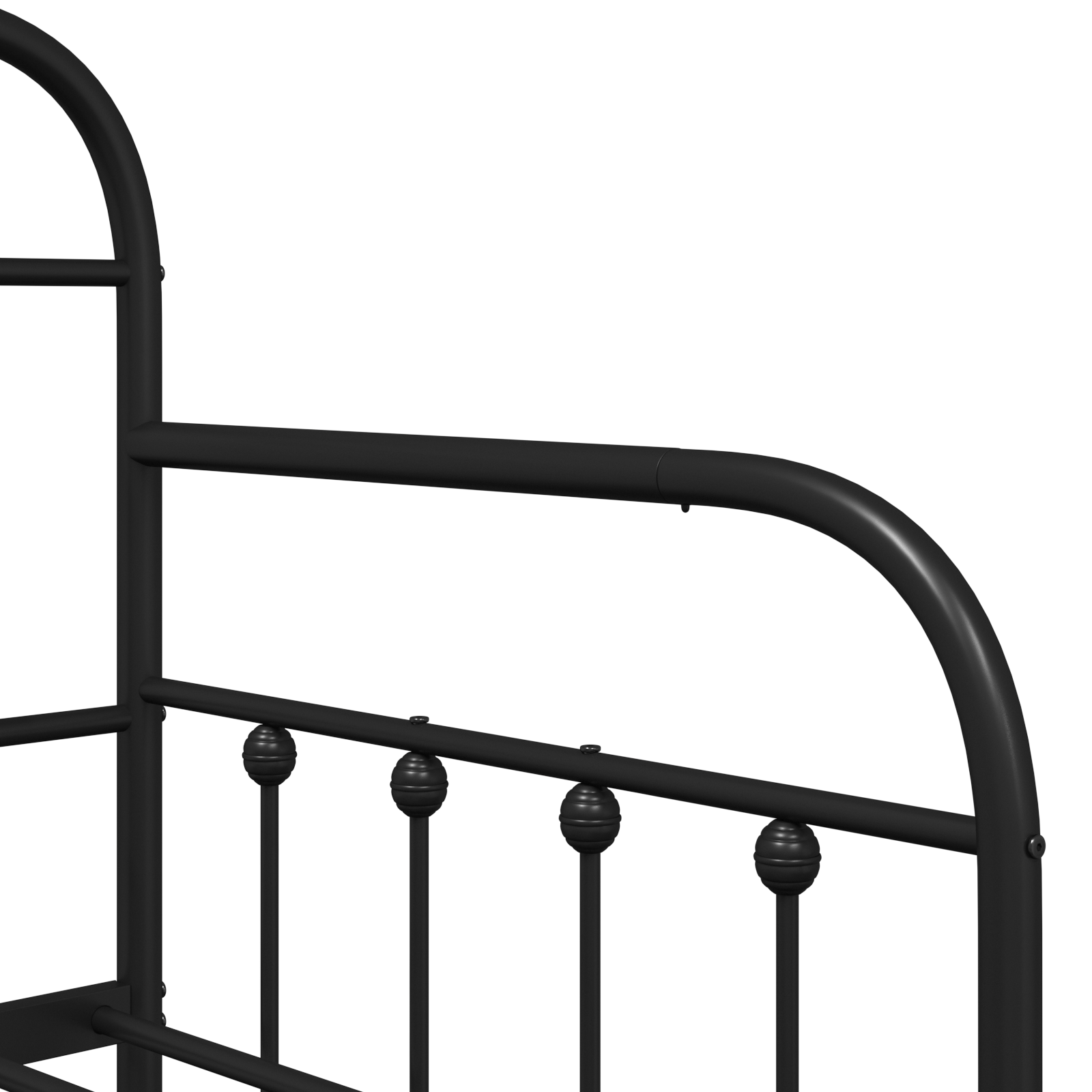 Daybed Frame with Trundle Black 80x200 cm Steel - Image 9