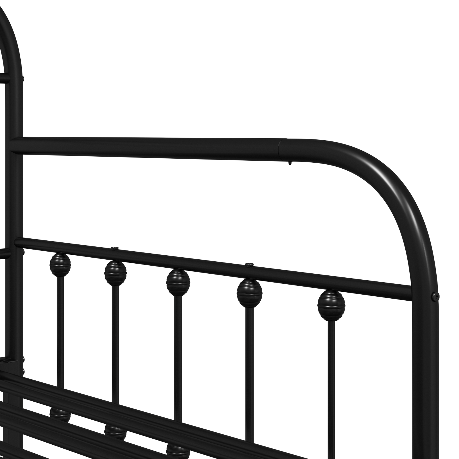 Daybed Frame with Trundle Black 100x190 cm Steel - Image 9