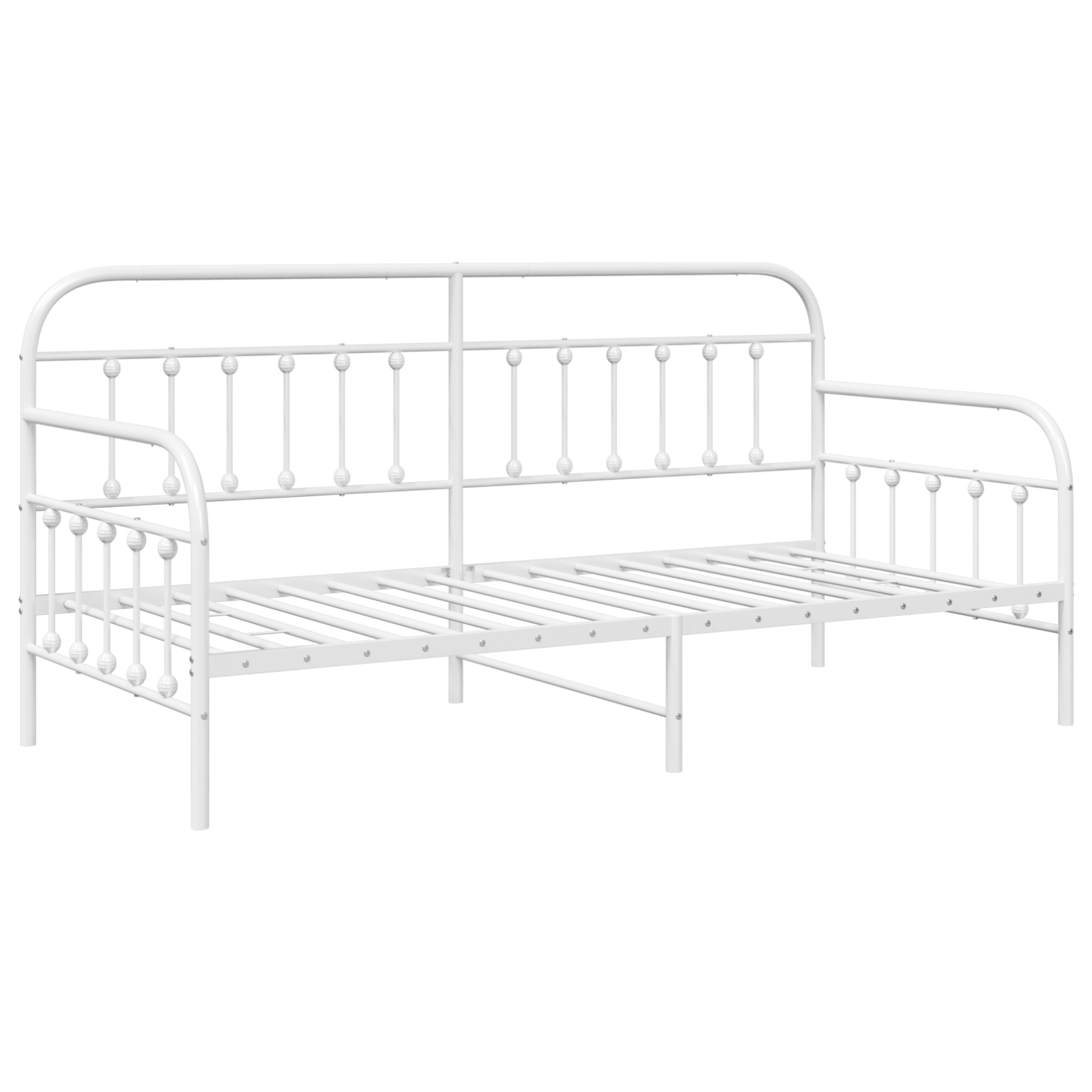 Dviaukštė lova Balta 90x190 cm Plienas - Image 3
